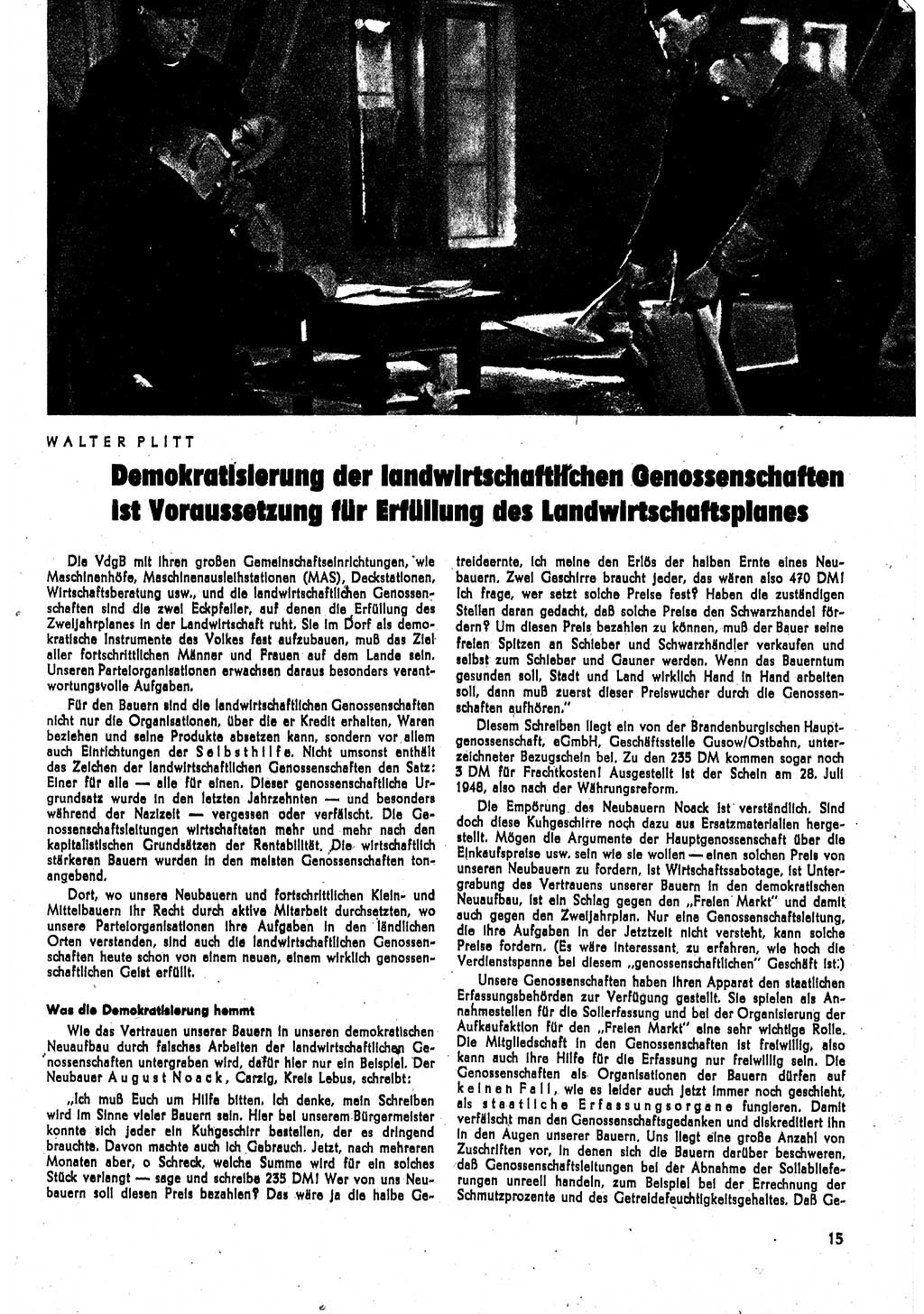 Neuer Weg (NW), Monatsschrift für aktuelle Fragen der Arbeiterbewegung [Parteivorstand (PV) Sozialistische Einheitspartei Deutschlands (SED)] 3. Jahrgang [Sowjetische Besatzungszone (SBZ) Deutschlands] 1948, Heft 11/15 (NW PV SED SBZ Dtl. 1948, H. 11/15)