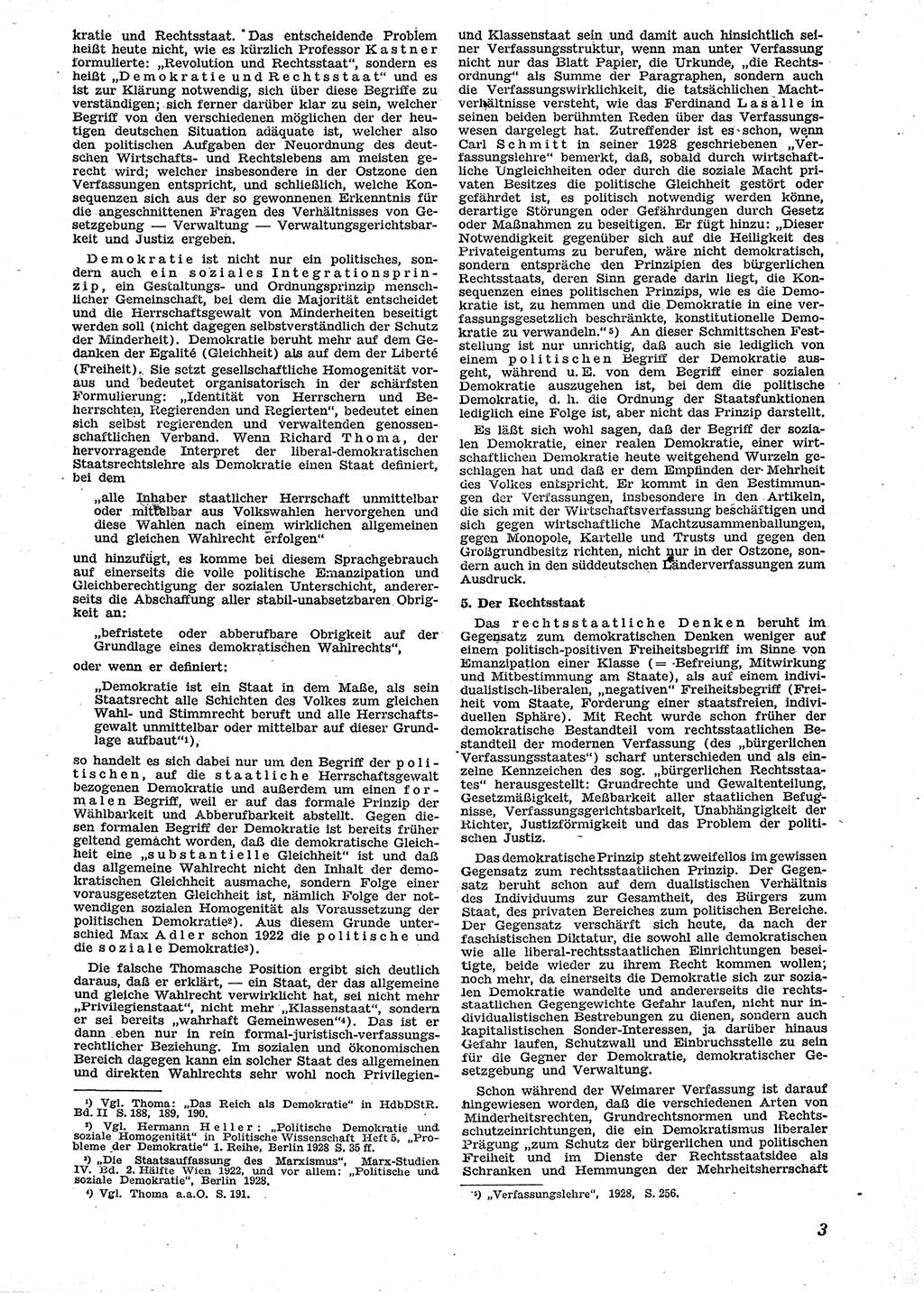 Neue Justiz (NJ), Zeitschrift für Recht und Rechtswissenschaft [Sowjetische Besatzungszone (SBZ) Deutschland], 2. Jahrgang 1948, Seite 3 (NJ SBZ Dtl. 1948, S. 3)