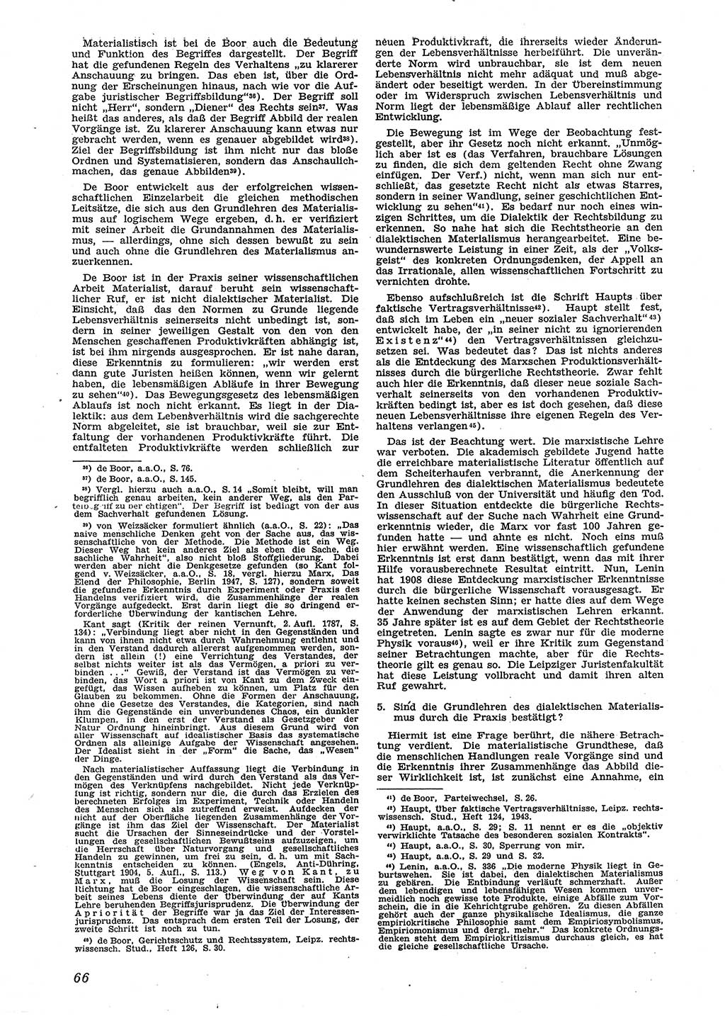 Neue Justiz (NJ), Zeitschrift für Recht und Rechtswissenschaft [Sowjetische Besatzungszone (SBZ) Deutschland], 2. Jahrgang 1948, Seite 66 (NJ SBZ Dtl. 1948, S. 66)