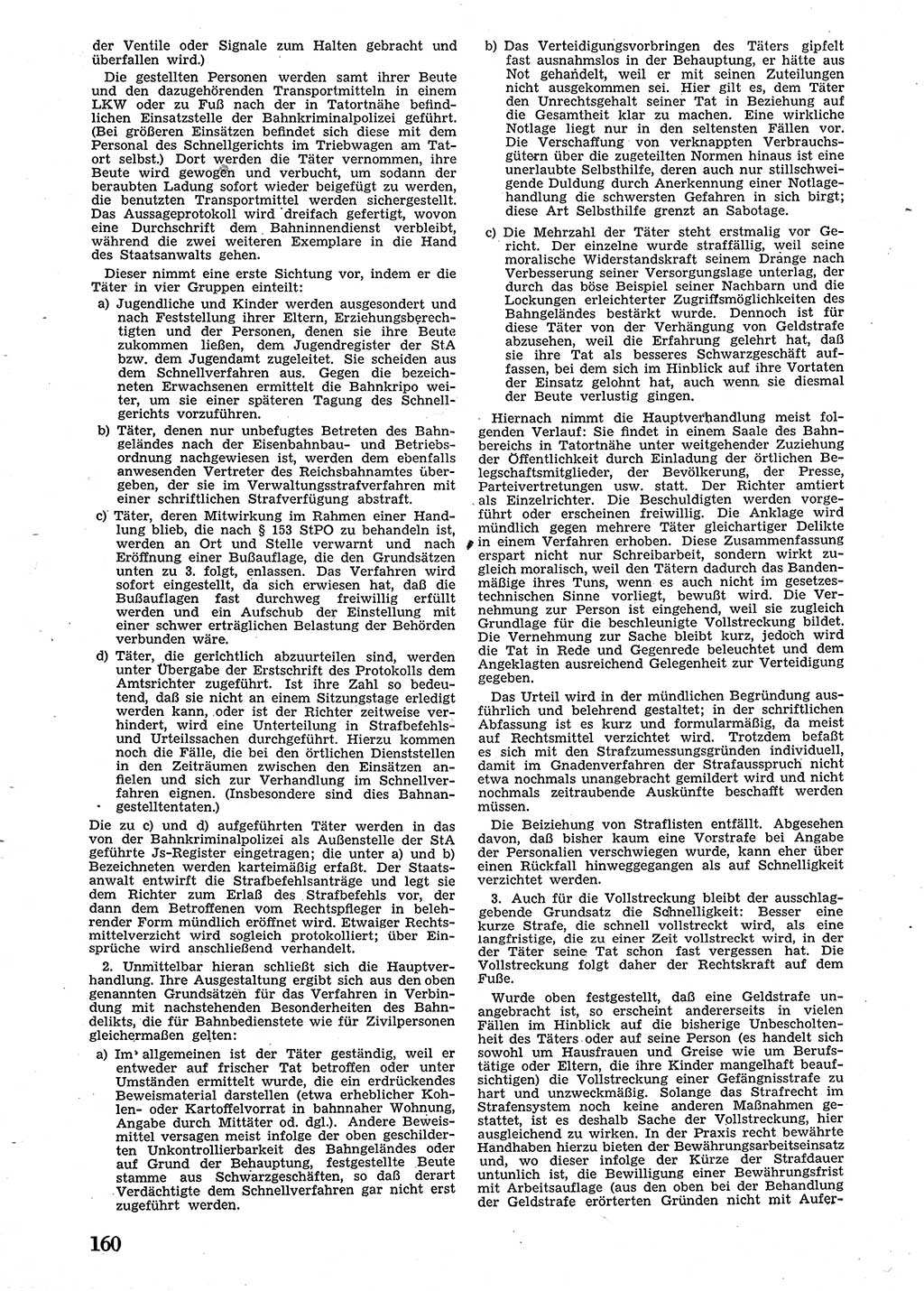 Neue Justiz (NJ), Zeitschrift für Recht und Rechtswissenschaft [Sowjetische Besatzungszone (SBZ) Deutschland], 2. Jahrgang 1948, Seite 160 (NJ SBZ Dtl. 1948, S. 160)
