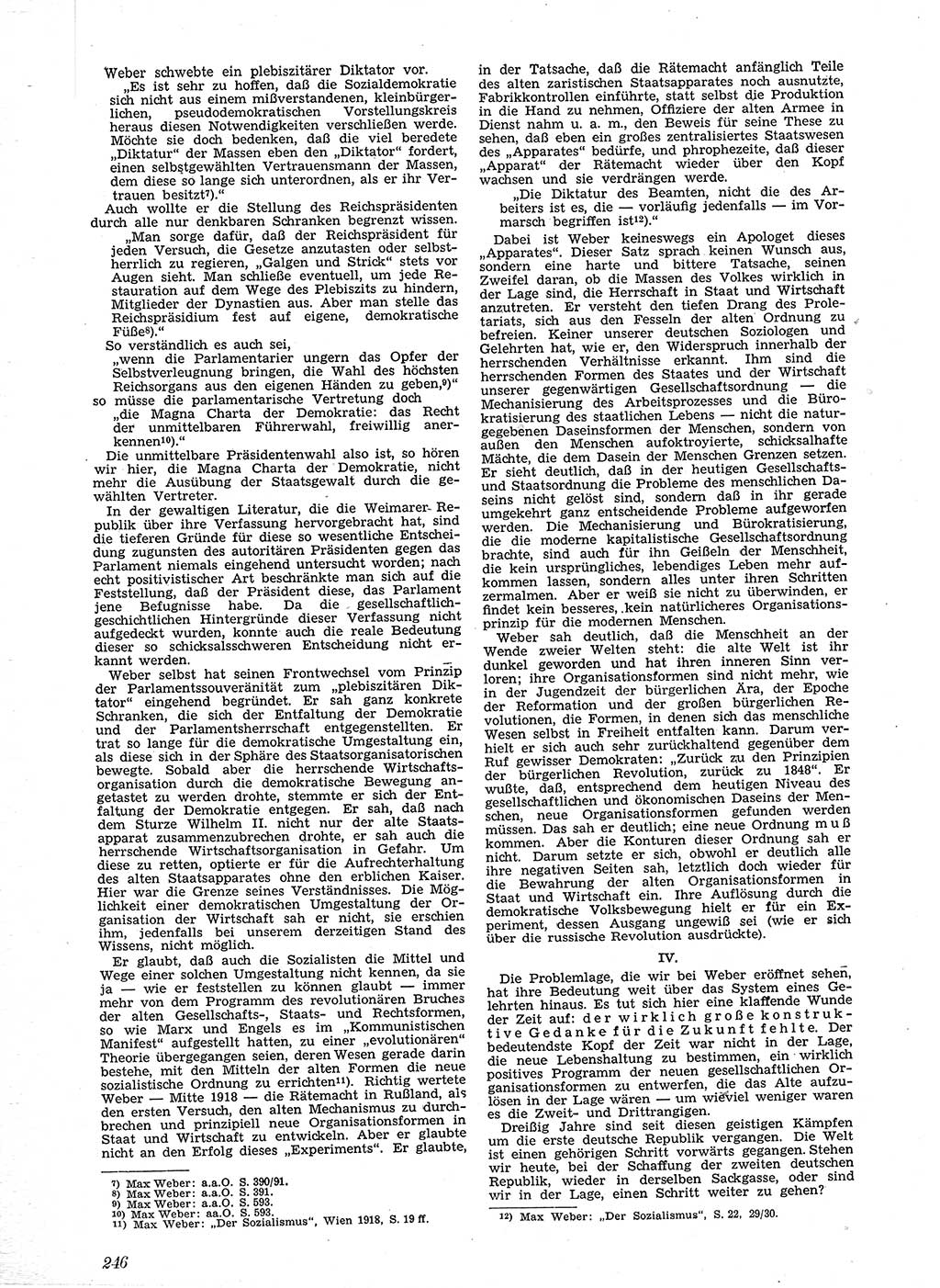Neue Justiz (NJ), Zeitschrift für Recht und Rechtswissenschaft [Sowjetische Besatzungszone (SBZ) Deutschland], 2. Jahrgang 1948, Seite 246 (NJ SBZ Dtl. 1948, S. 246)