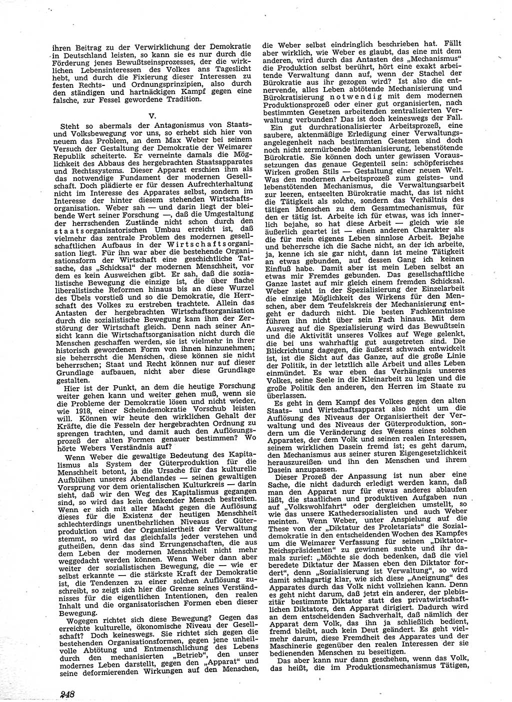 Neue Justiz (NJ), Zeitschrift für Recht und Rechtswissenschaft [Sowjetische Besatzungszone (SBZ) Deutschland], 2. Jahrgang 1948, Seite 248 (NJ SBZ Dtl. 1948, S. 248)