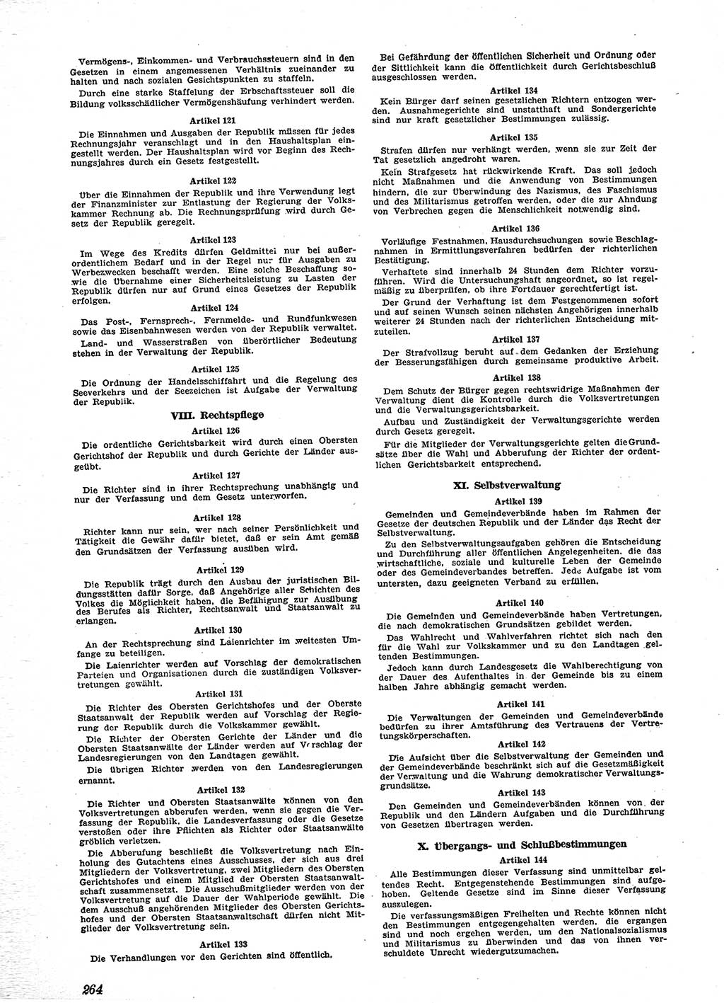 Neue Justiz (NJ), Zeitschrift für Recht und Rechtswissenschaft [Sowjetische Besatzungszone (SBZ) Deutschland], 2. Jahrgang 1948, Seite 264 (NJ SBZ Dtl. 1948, S. 264)