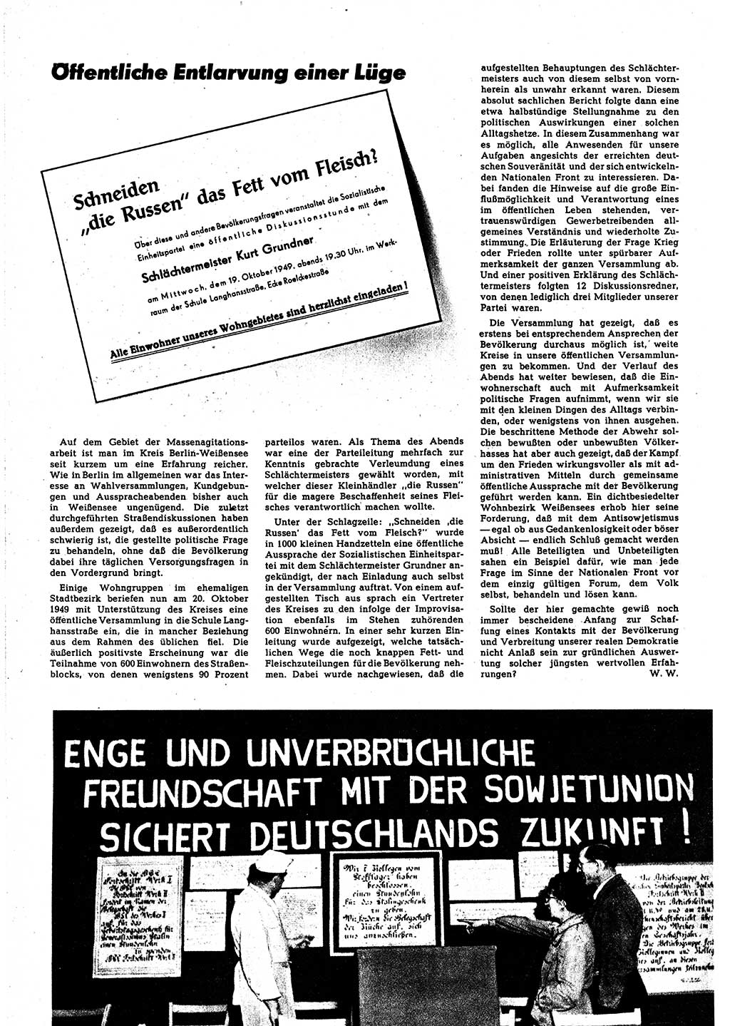 Neuer Weg (NW), Monatsschrift für aktuelle Fragen der Arbeiterbewegung [Parteivorstand (PV) Sozialistische Einheitspartei Deutschlands (SED)], 4. Jahrgang [Sowjetische Besatzungszone (SBZ) Deutschlands, Deutsche Demokratische Republik (DDR)] 1949, Heft 12/28 (NW PV SED SBZ Dtl. DDR 1949, H. 12/28)