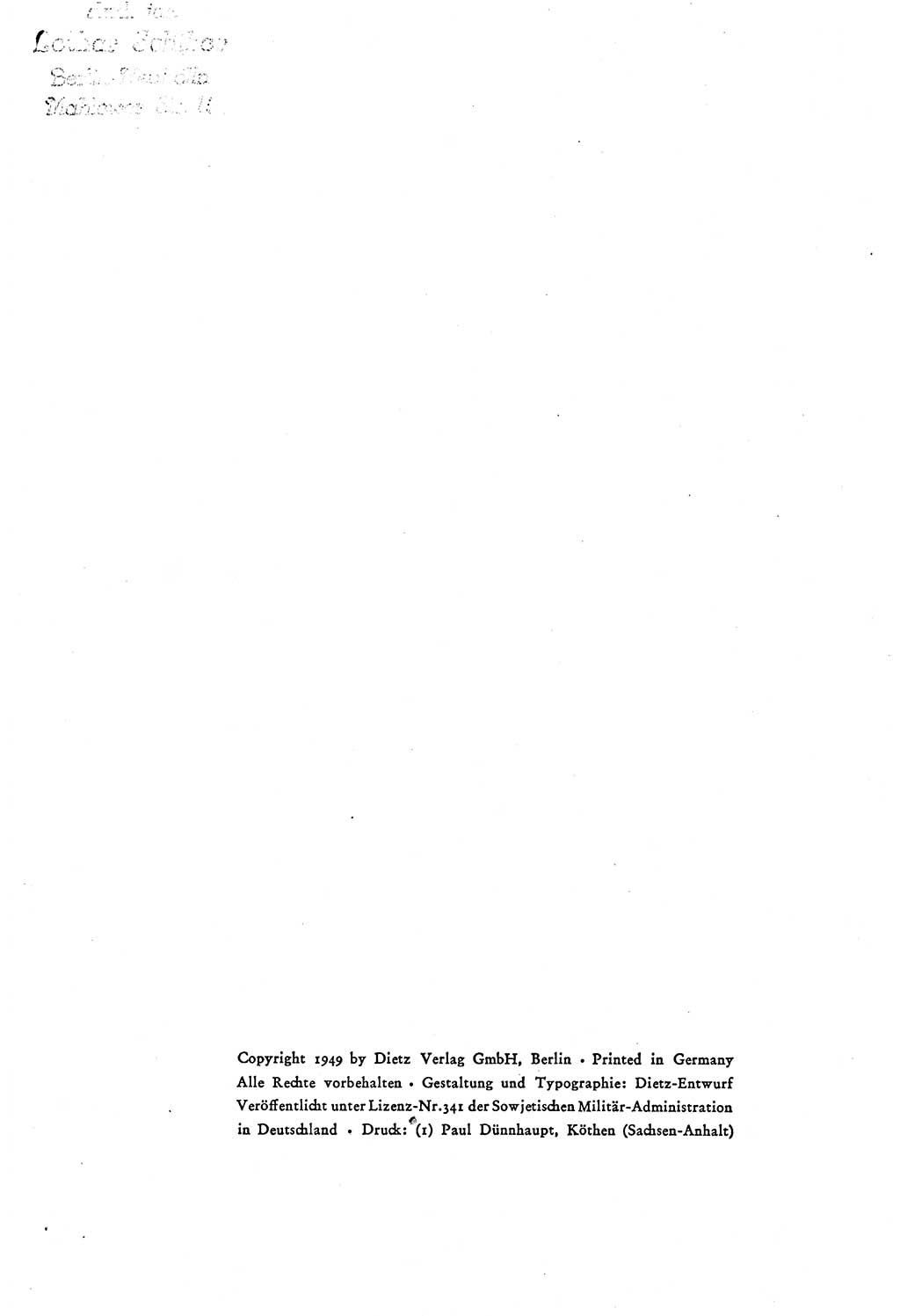 Probleme eines demokratischen Strafrechts [Sowjetische Besatzungszone (SBZ) Deutschlands] 1949, Seite 4 (Probl. Strafr. SBZ Dtl. 1949, S. 4)