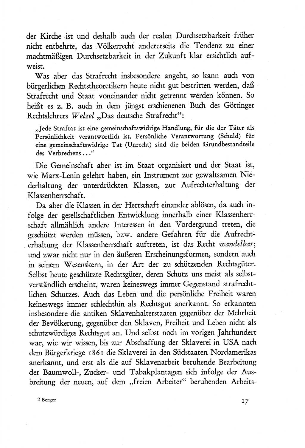 Probleme eines demokratischen Strafrechts [Sowjetische Besatzungszone (SBZ) Deutschlands] 1949, Seite 17 (Probl. Strafr. SBZ Dtl. 1949, S. 17)