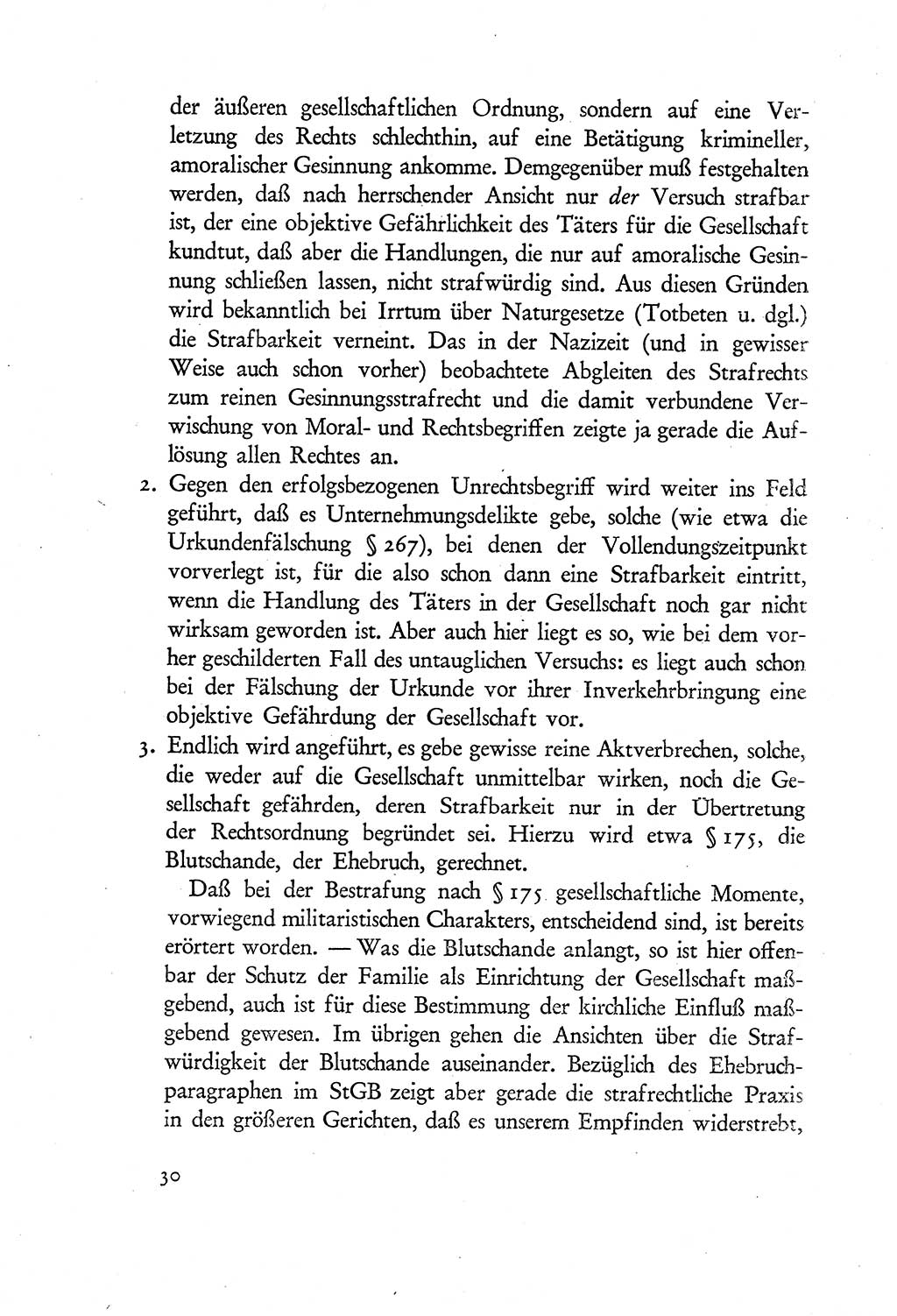 Probleme eines demokratischen Strafrechts [Sowjetische Besatzungszone (SBZ) Deutschlands] 1949, Seite 30 (Probl. Strafr. SBZ Dtl. 1949, S. 30)