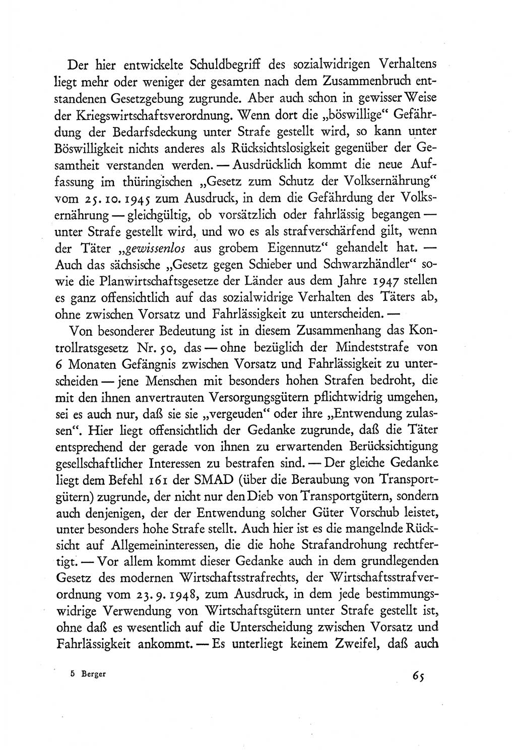 Probleme eines demokratischen Strafrechts [Sowjetische Besatzungszone (SBZ) Deutschlands] 1949, Seite 65 (Probl. Strafr. SBZ Dtl. 1949, S. 65)