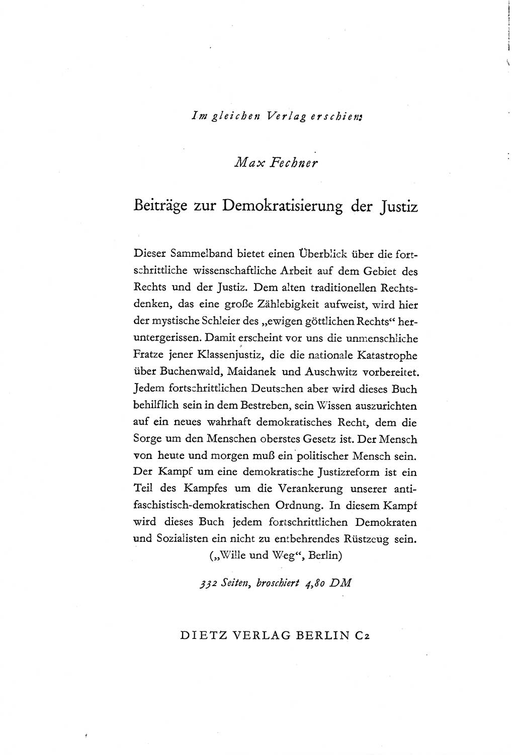 Probleme eines demokratischen Strafrechts [Sowjetische Besatzungszone (SBZ) Deutschlands] 1949, Seite 76 (Probl. Strafr. SBZ Dtl. 1949, S. 76)