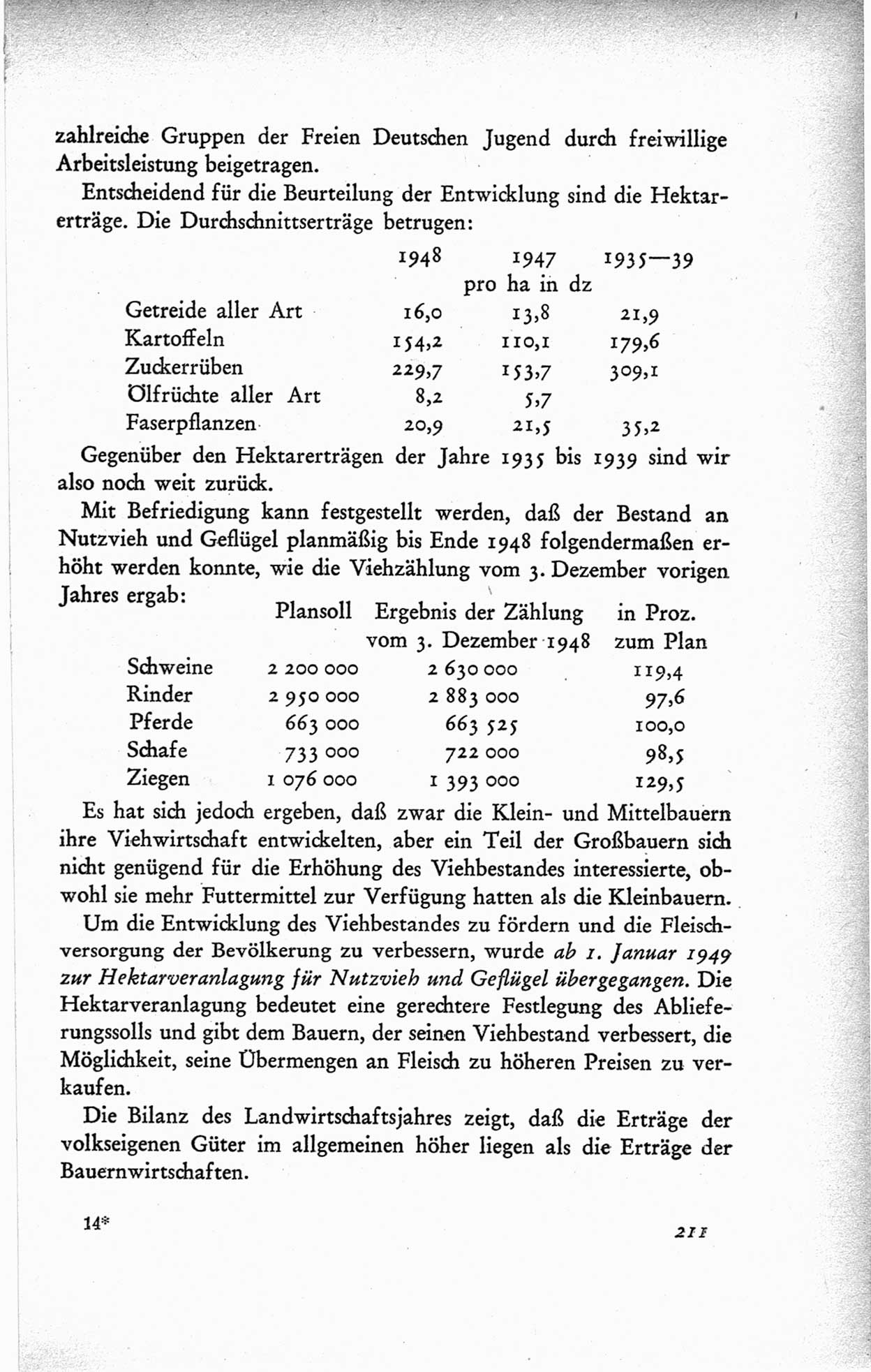 Protokoll der ersten Parteikonferenz der Sozialistischen Einheitspartei Deutschlands (SED) [Sowjetische Besatzungszone (SBZ) Deutschlands] vom 25. bis 28. Januar 1949 im Hause der Deutschen Wirtschaftskommission zu Berlin, Seite 211 (Prot. 1. PK SED SBZ Dtl. 1949, S. 211)