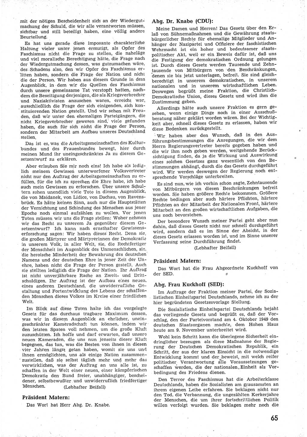 Provisorische Volkskammer (VK) der Deutschen Demokratischen Republik (DDR) 1949-1950, Dokument 77 (Prov. VK DDR 1949-1950, Dok. 77)