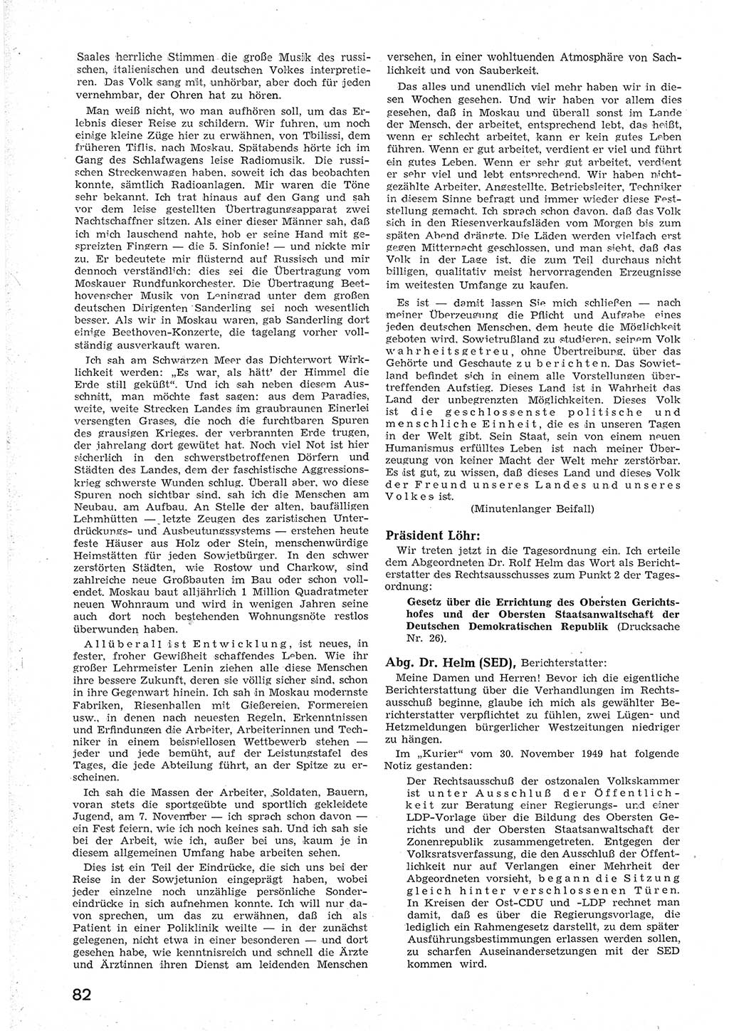 Provisorische Volkskammer (VK) der Deutschen Demokratischen Republik (DDR) 1949-1950, Dokument 94 (Prov. VK DDR 1949-1950, Dok. 94)