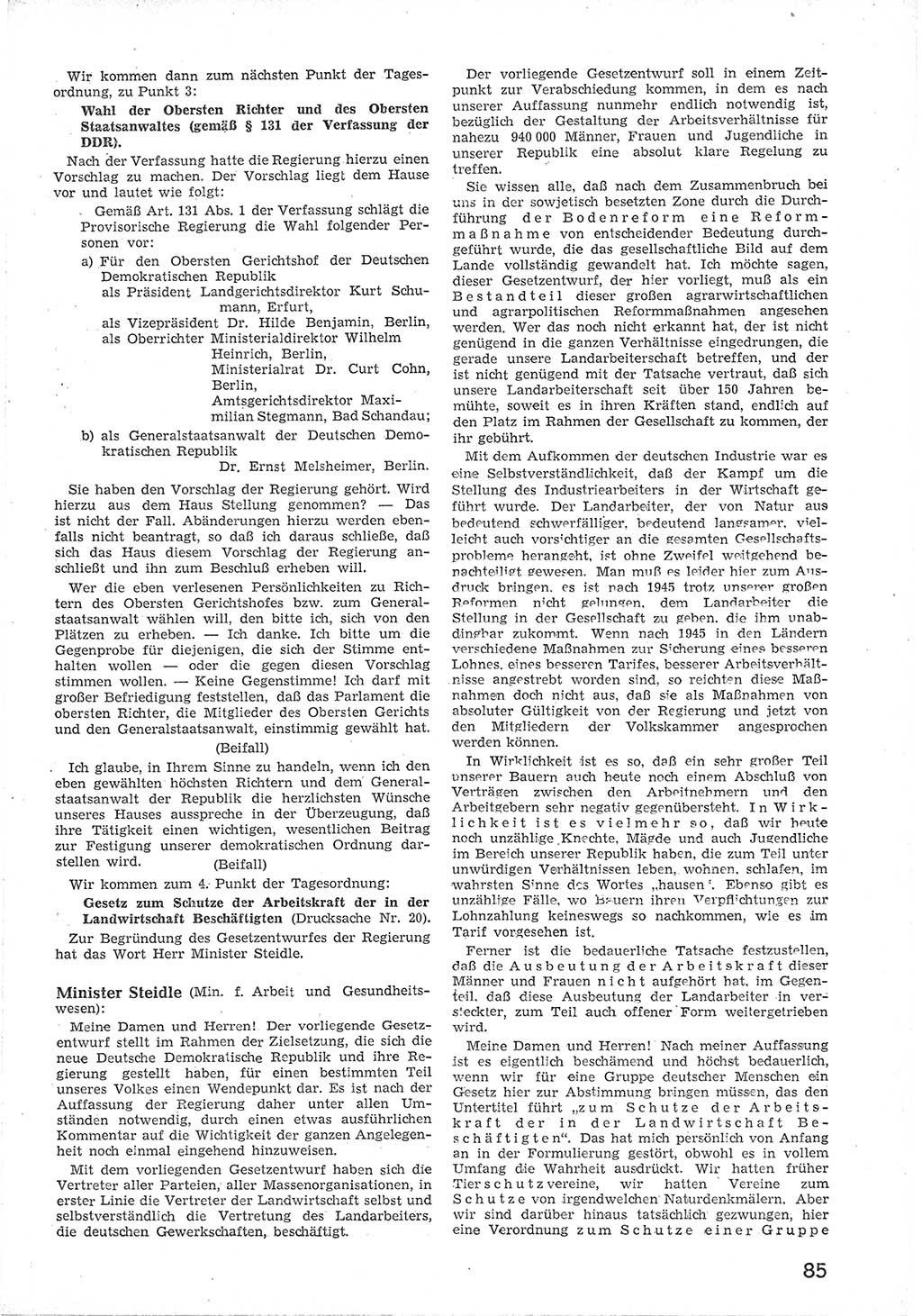 Provisorische Volkskammer (VK) der Deutschen Demokratischen Republik (DDR) 1949-1950, Dokument 97 (Prov. VK DDR 1949-1950, Dok. 97)