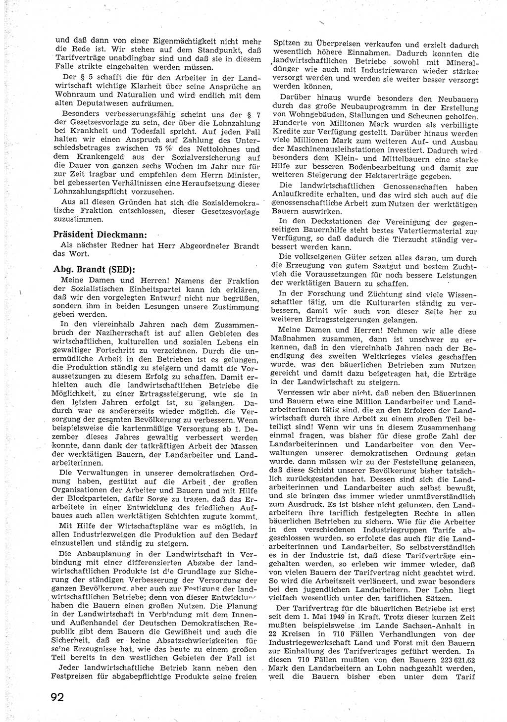 Provisorische Volkskammer (VK) der Deutschen Demokratischen Republik (DDR) 1949-1950, Dokument 104 (Prov. VK DDR 1949-1950, Dok. 104)
