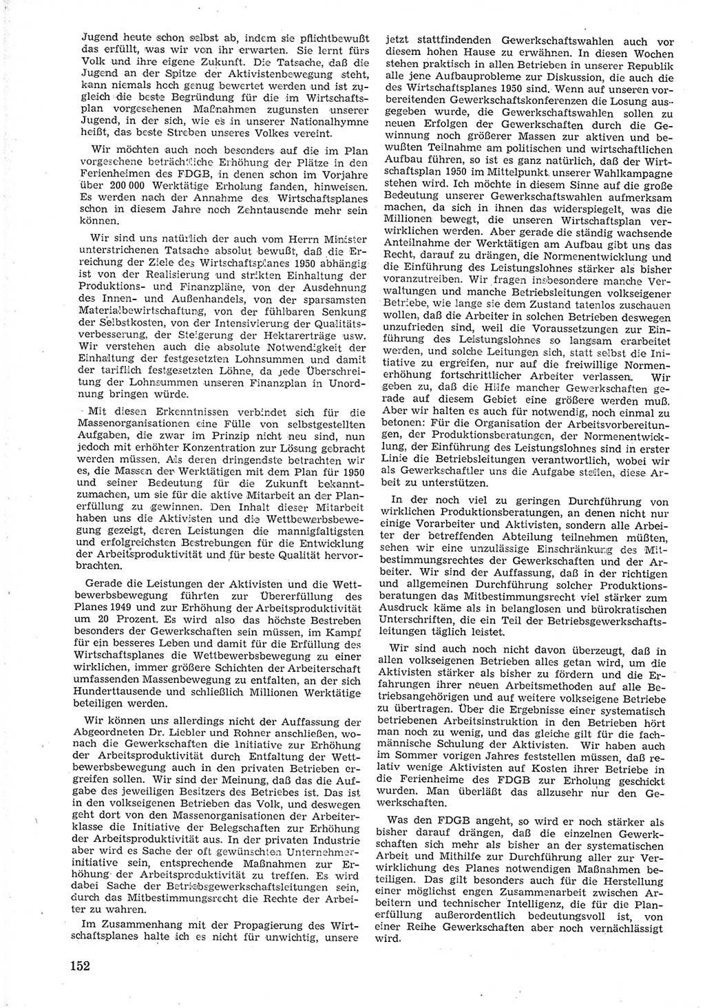 Provisorische Volkskammer (VK) der Deutschen Demokratischen Republik (DDR) 1949-1950, Dokument 164 (Prov. VK DDR 1949-1950, Dok. 164)