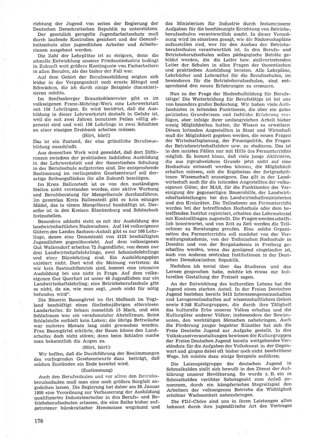Provisorische Volkskammer (VK) der Deutschen Demokratischen Republik (DDR) 1949-1950, Dokument 188 (Prov. VK DDR 1949-1950, Dok. 188)