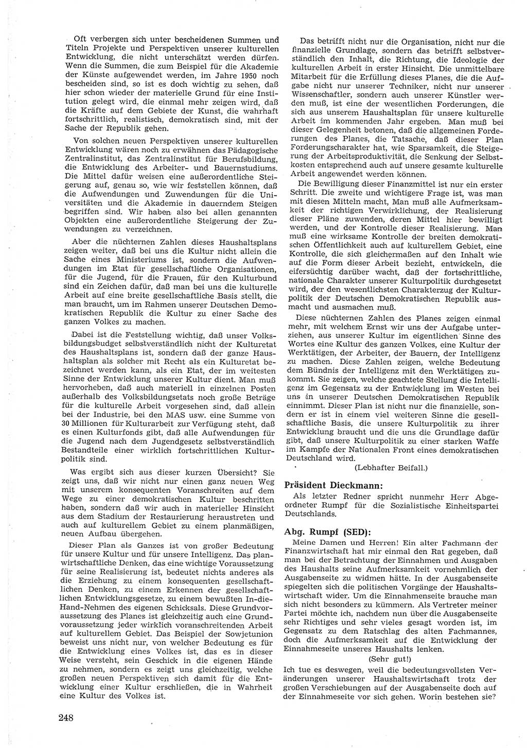 Provisorische Volkskammer (VK) der Deutschen Demokratischen Republik (DDR) 1949-1950, Dokument 262 (Prov. VK DDR 1949-1950, Dok. 262)