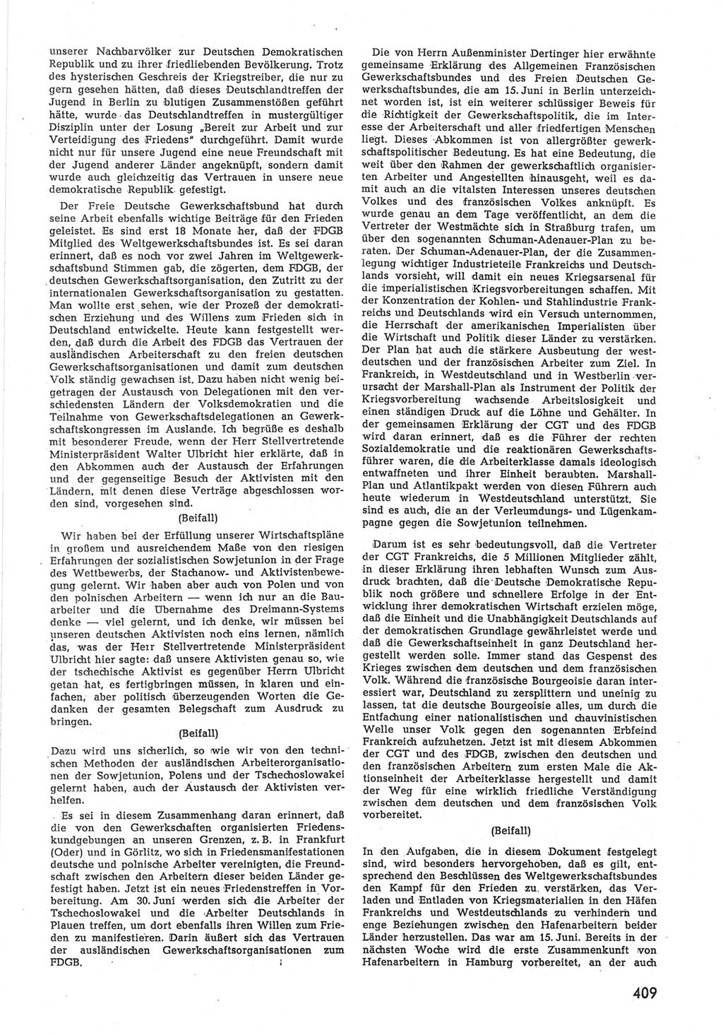 Provisorische Volkskammer (VK) der Deutschen Demokratischen Republik (DDR) 1949-1950, Dokument 427 (Prov. VK DDR 1949-1950, Dok. 427)