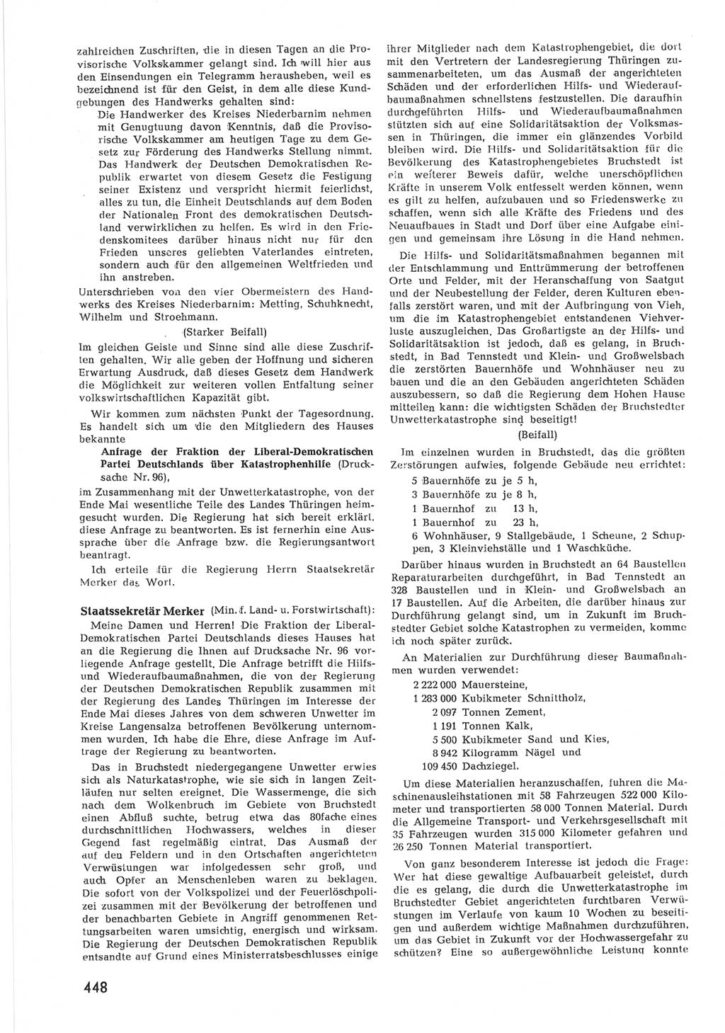 Provisorische Volkskammer (VK) der Deutschen Demokratischen Republik (DDR) 1949-1950, Dokument 466 (Prov. VK DDR 1949-1950, Dok. 466)