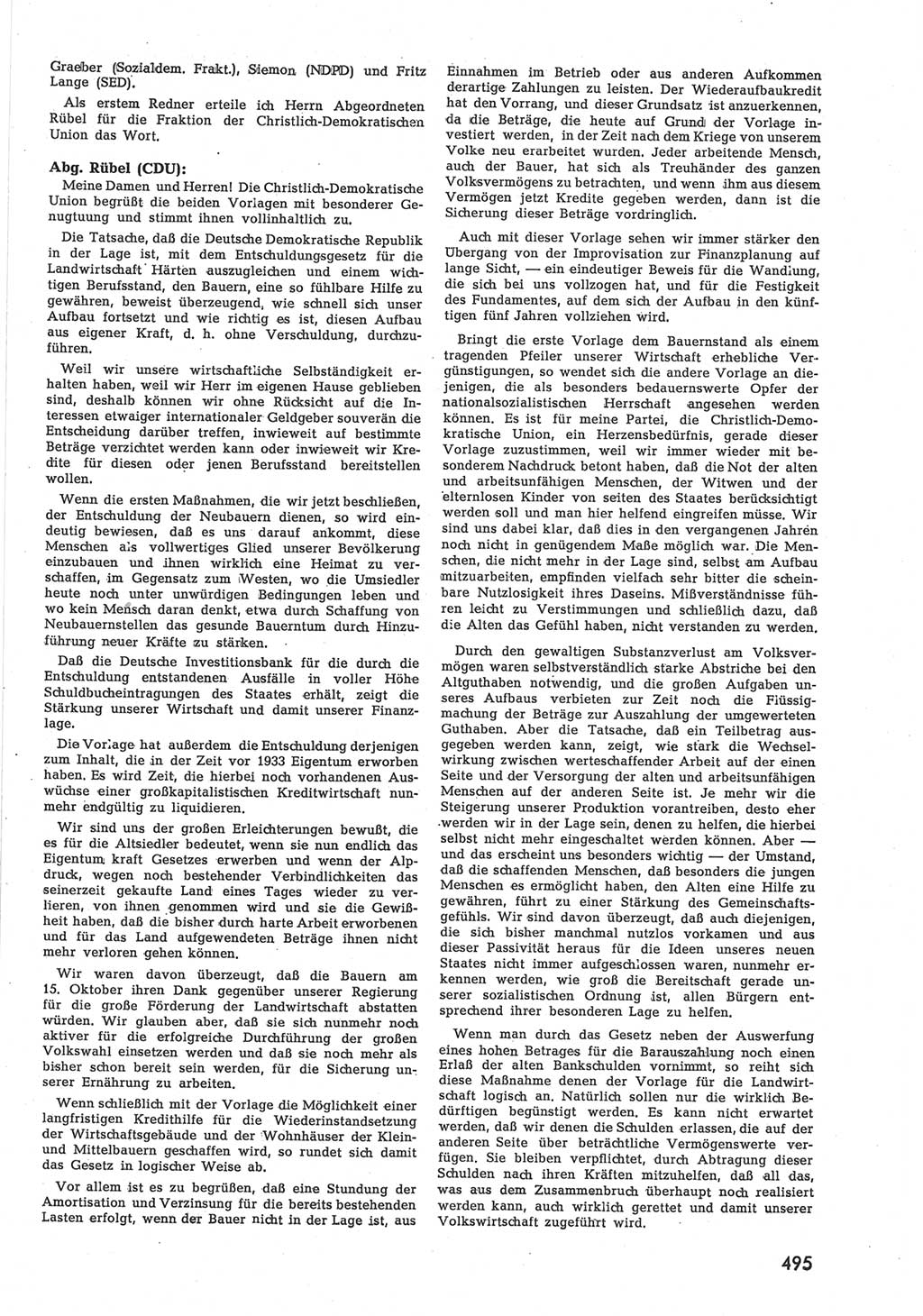 Provisorische Volkskammer (VK) der Deutschen Demokratischen Republik (DDR) 1949-1950, Dokument 513 (Prov. VK DDR 1949-1950, Dok. 513)
