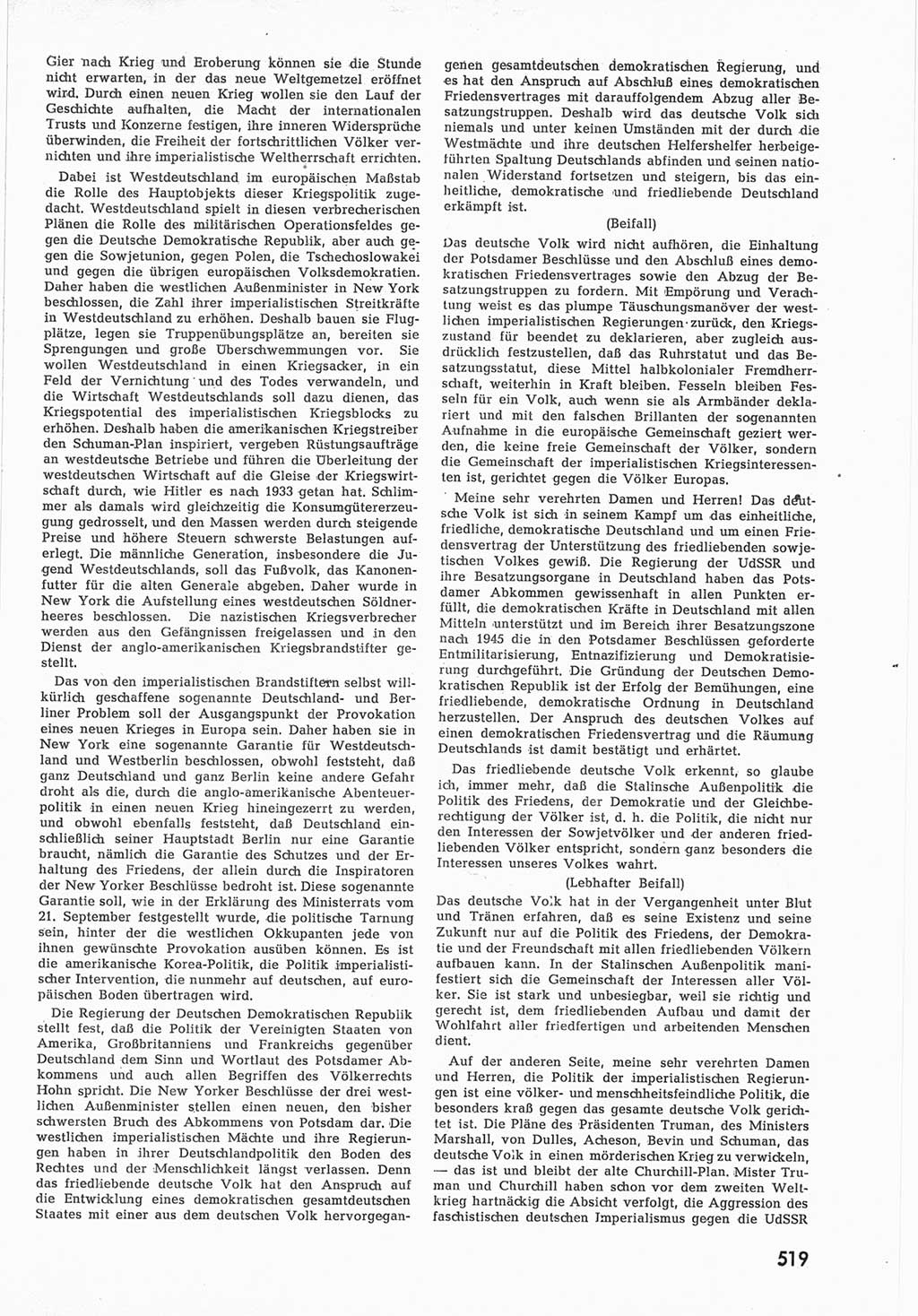 Provisorische Volkskammer (VK) der Deutschen Demokratischen Republik (DDR) 1949-1950, Dokument 537 (Prov. VK DDR 1949-1950, Dok. 537)