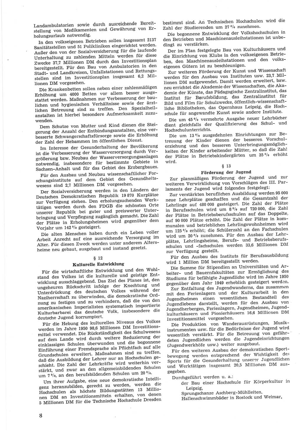Provisorische Volkskammer (VK) der Deutschen Demokratischen Republik (DDR) 1949-1950, Dokument 608 (Prov. VK DDR 1949-1950, Dok. 608)