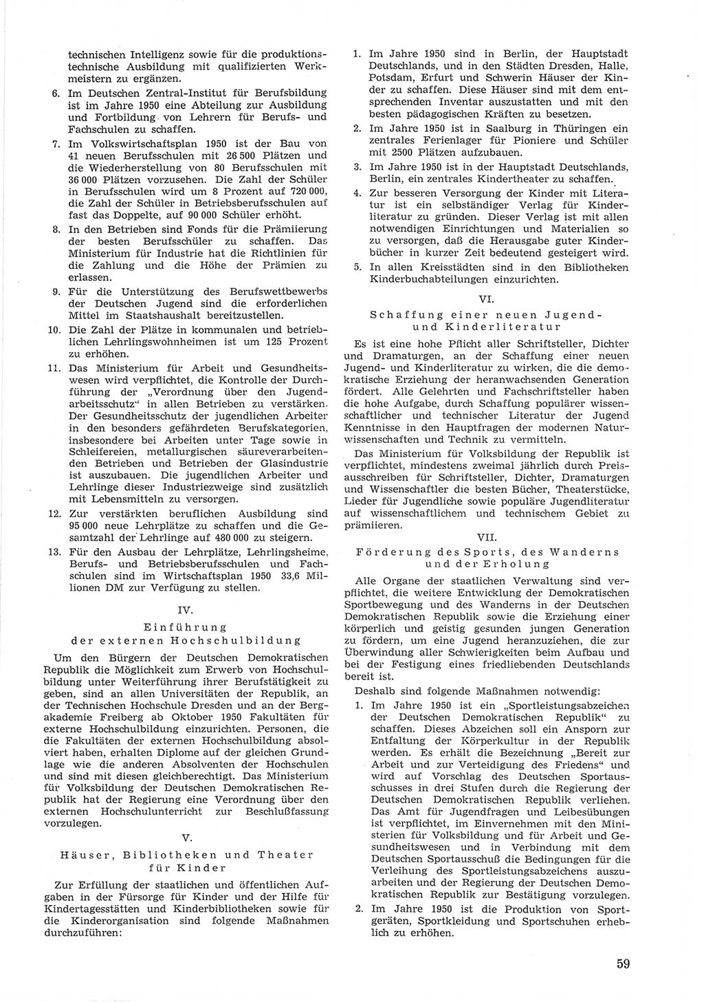 Provisorische Volkskammer (VK) der Deutschen Demokratischen Republik (DDR) 1949-1950, Dokument 659 (Prov. VK DDR 1949-1950, Dok. 659)