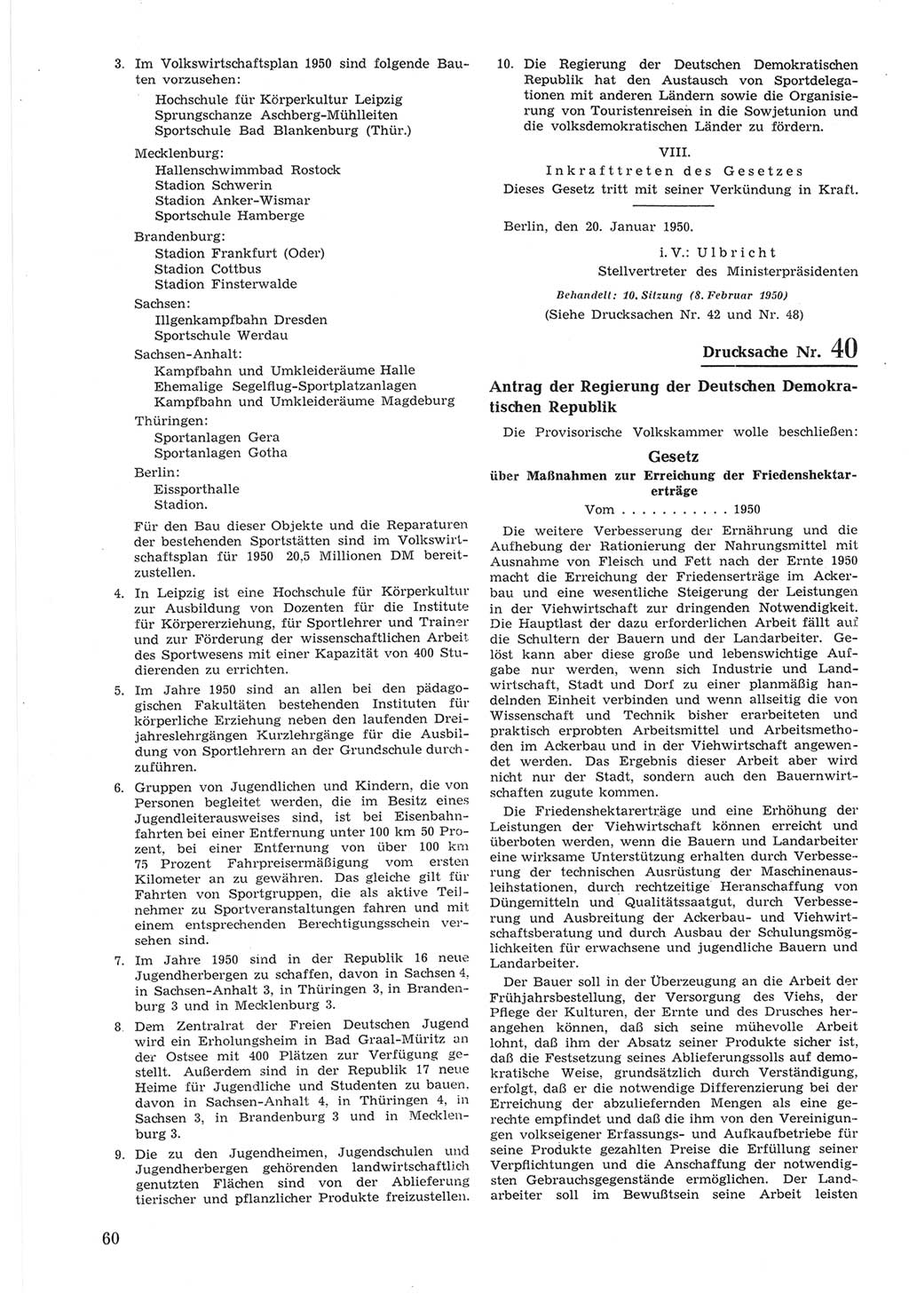 Provisorische Volkskammer (VK) der Deutschen Demokratischen Republik (DDR) 1949-1950, Dokument 660 (Prov. VK DDR 1949-1950, Dok. 660)