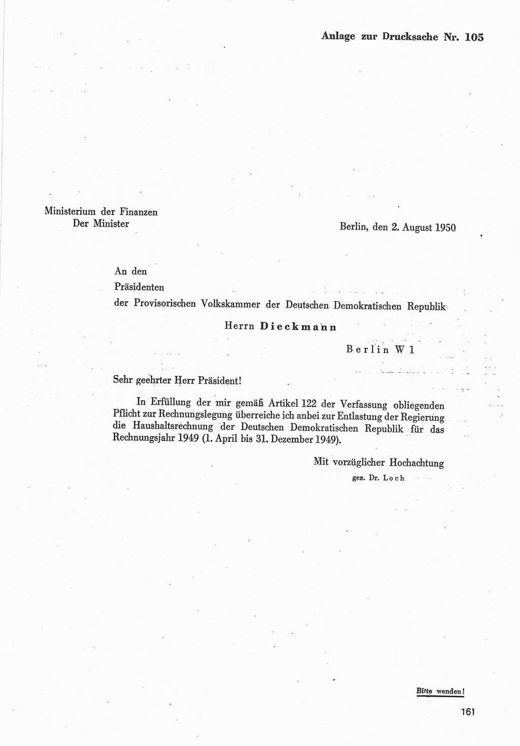 Provisorische Volkskammer (VK) der Deutschen Demokratischen Republik (DDR) 1949-1950, Dokument 763 (Prov. VK DDR 1949-1950, Dok. 763)