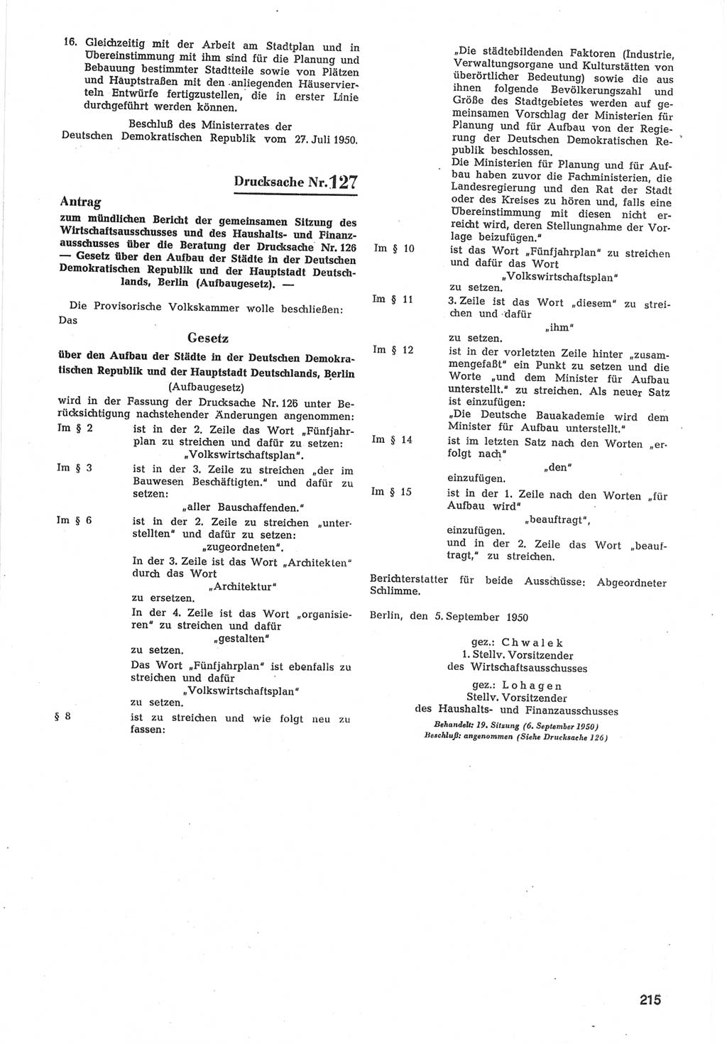 Provisorische Volkskammer (VK) der Deutschen Demokratischen Republik (DDR) 1949-1950, Dokument 817 (Prov. VK DDR 1949-1950, Dok. 817)