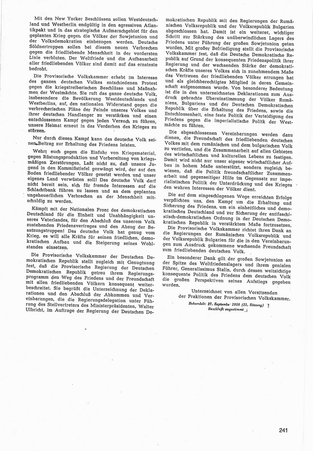 Provisorische Volkskammer (VK) der Deutschen Demokratischen Republik (DDR) 1949-1950, Dokument 843 (Prov. VK DDR 1949-1950, Dok. 843)