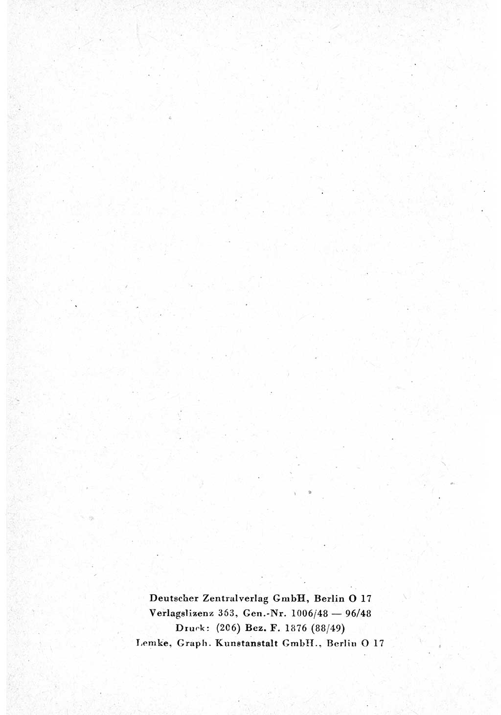 Strafprozeßordnung (StPO), Gerichtsverfassungsgesetz (GVG) und zahlreiche Nebengesetze der sowjetischen Besatzungszone (SBZ) in Deutschland 1949, Seite 2 (StPO GVG Ges. SBZ Dtl. 1949, S. 2)