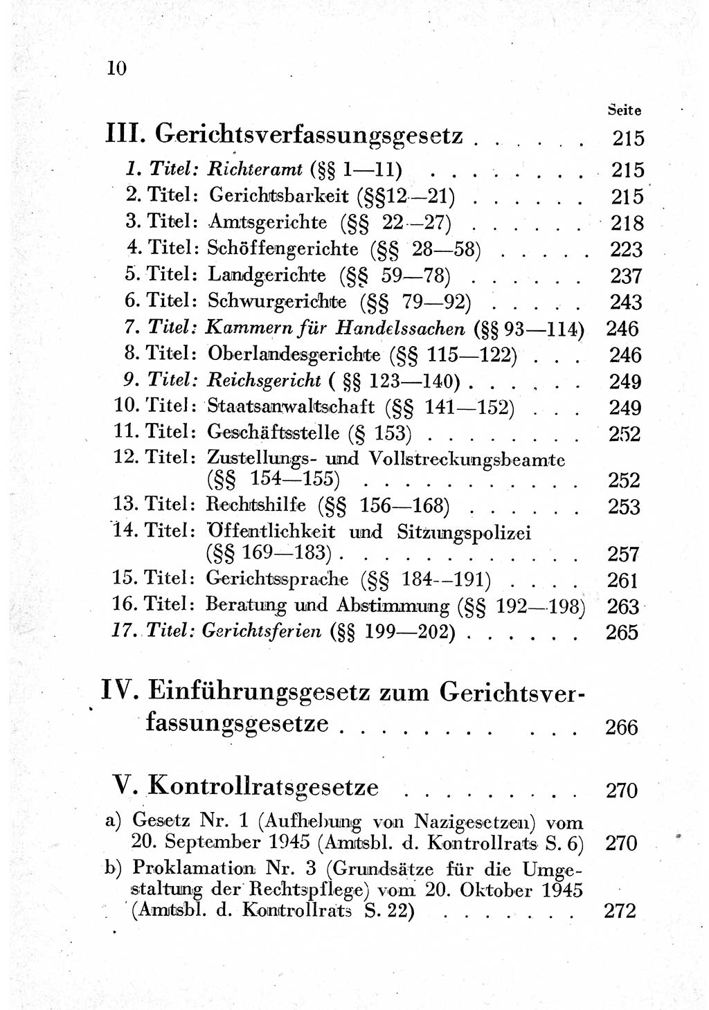 Strafprozeßordnung (StPO), Gerichtsverfassungsgesetz (GVG) und zahlreiche Nebengesetze der sowjetischen Besatzungszone (SBZ) in Deutschland 1949, Seite 10 (StPO GVG Ges. SBZ Dtl. 1949, S. 10)