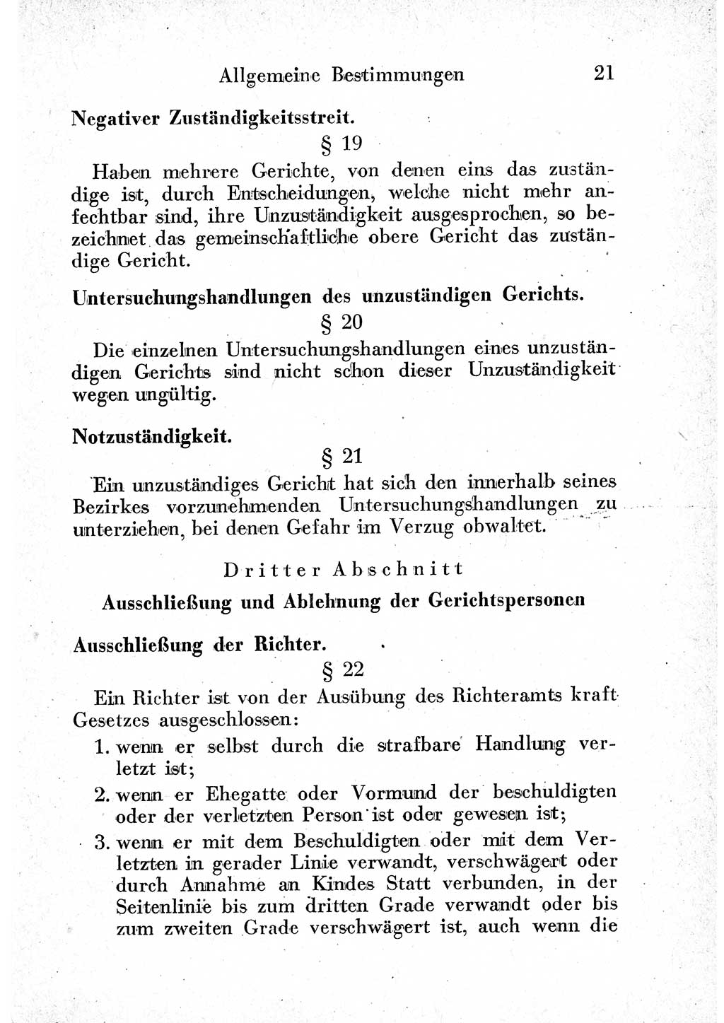 Strafprozeßordnung (StPO), Gerichtsverfassungsgesetz (GVG) und zahlreiche Nebengesetze der sowjetischen Besatzungszone (SBZ) in Deutschland 1949, Seite 21 (StPO GVG Ges. SBZ Dtl. 1949, S. 21)