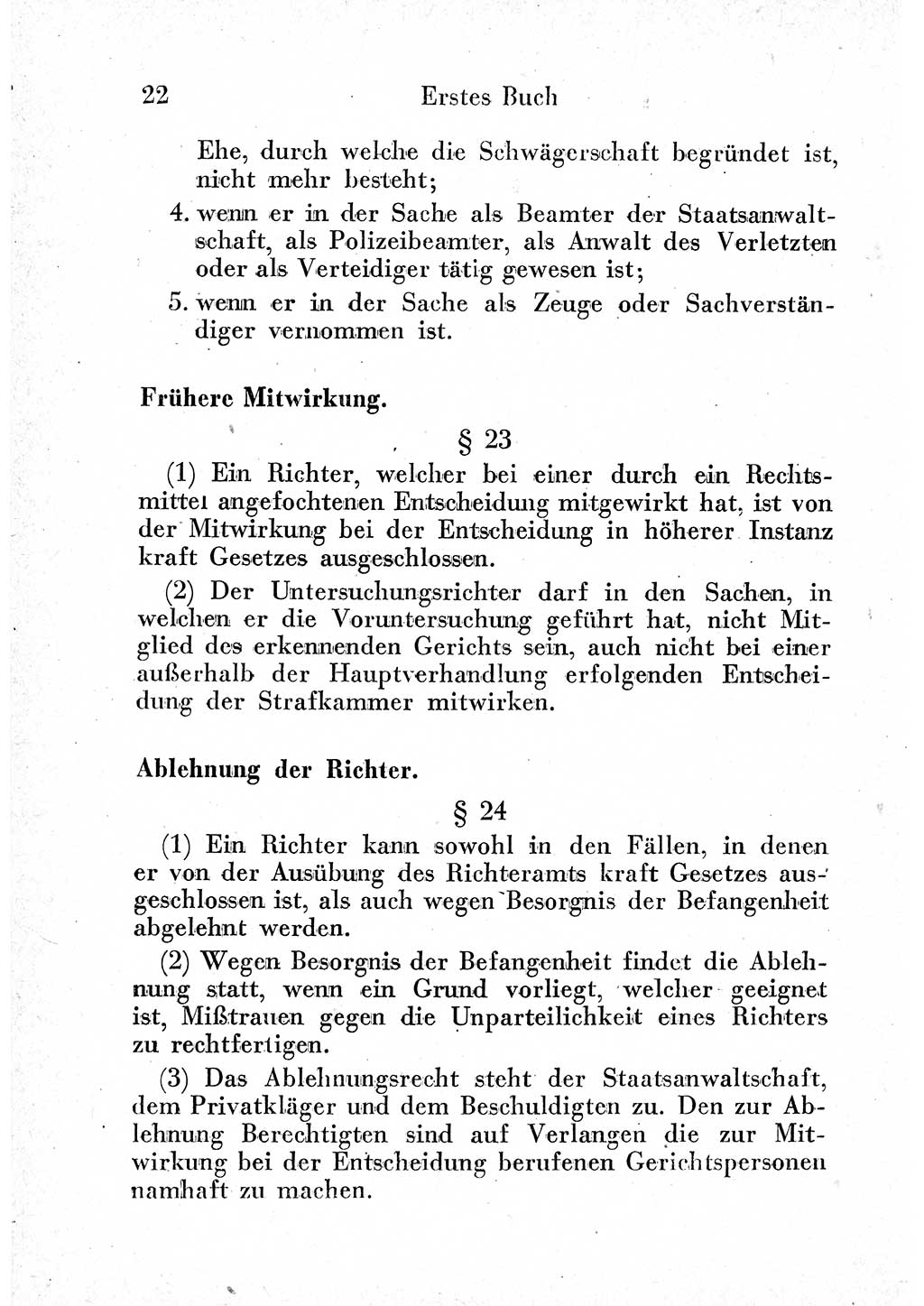 Strafprozeßordnung (StPO), Gerichtsverfassungsgesetz (GVG) und zahlreiche Nebengesetze der sowjetischen Besatzungszone (SBZ) in Deutschland 1949, Seite 22 (StPO GVG Ges. SBZ Dtl. 1949, S. 22)