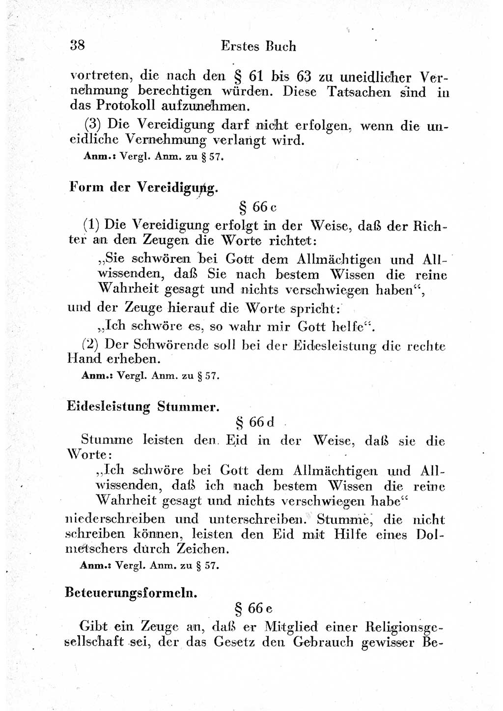 Strafprozeßordnung (StPO), Gerichtsverfassungsgesetz (GVG) und zahlreiche Nebengesetze der sowjetischen Besatzungszone (SBZ) in Deutschland 1949, Seite 38 (StPO GVG Ges. SBZ Dtl. 1949, S. 38)