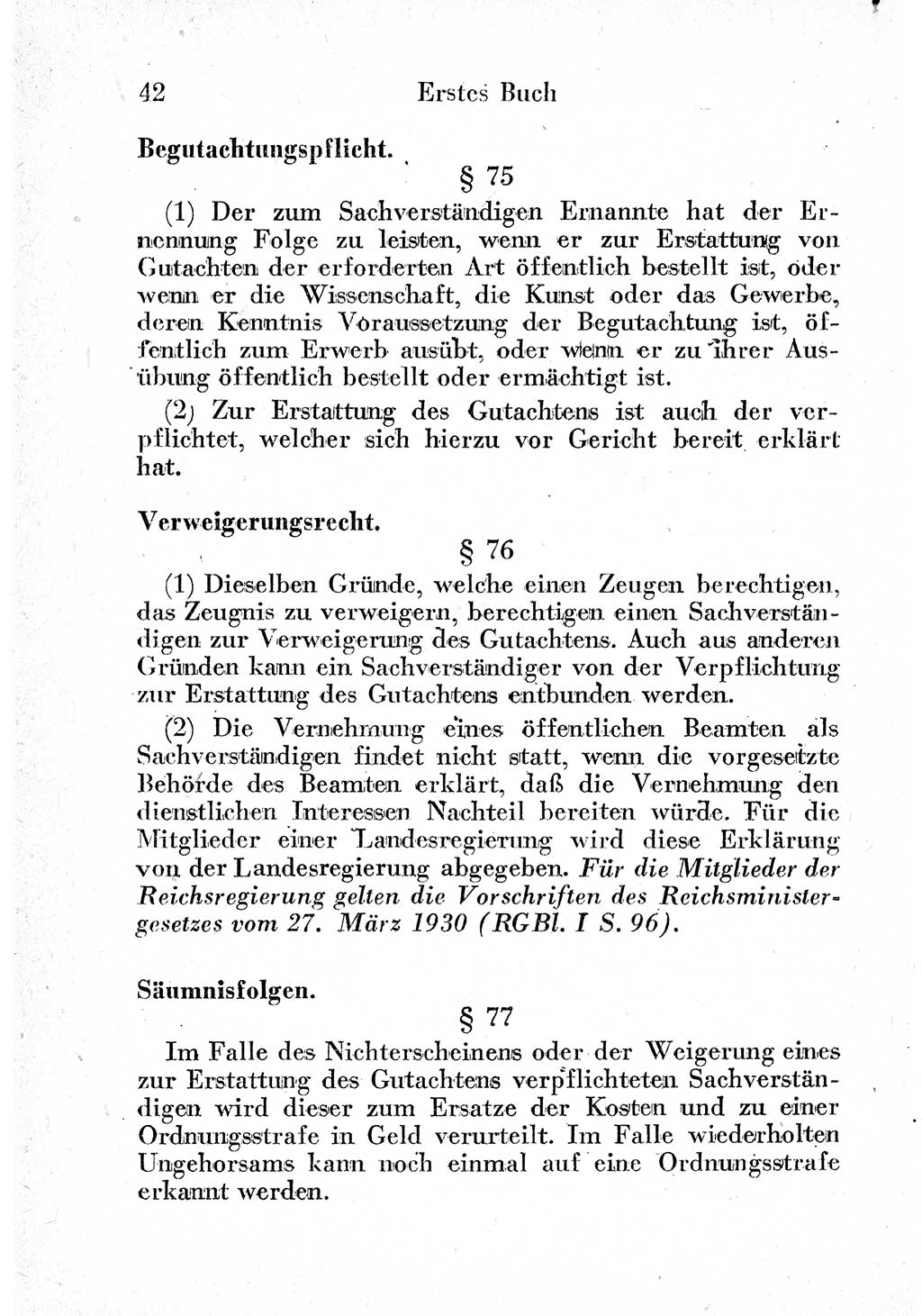 Strafprozeßordnung (StPO), Gerichtsverfassungsgesetz (GVG) und zahlreiche Nebengesetze der sowjetischen Besatzungszone (SBZ) in Deutschland 1949, Seite 42 (StPO GVG Ges. SBZ Dtl. 1949, S. 42)