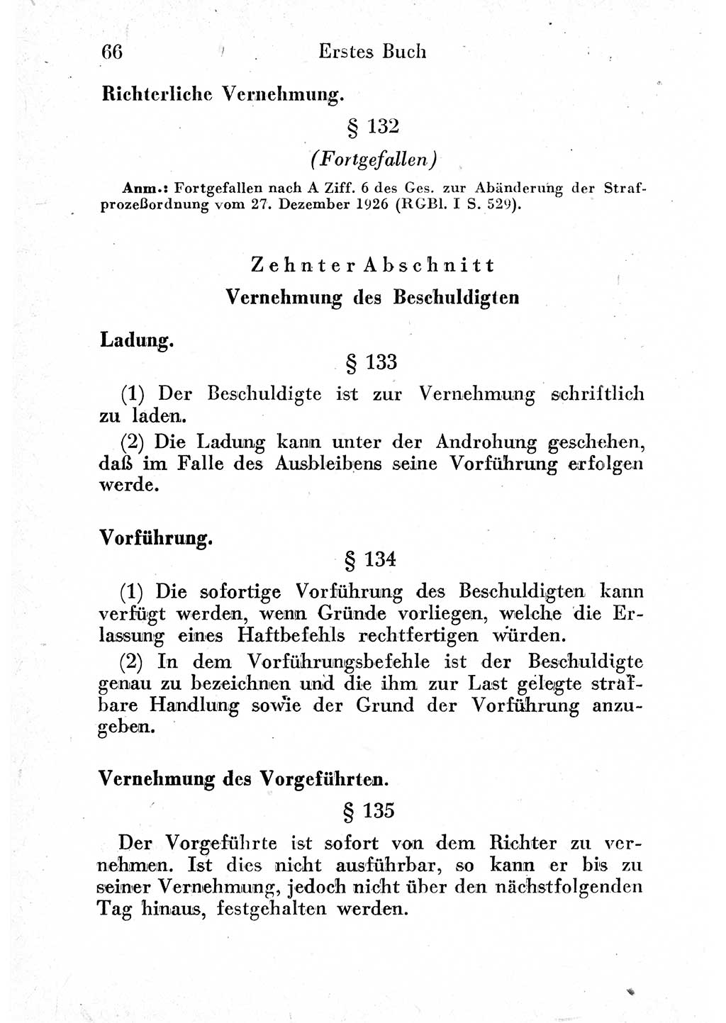 Strafprozeßordnung (StPO), Gerichtsverfassungsgesetz (GVG) und zahlreiche Nebengesetze der sowjetischen Besatzungszone (SBZ) in Deutschland 1949, Seite 66 (StPO GVG Ges. SBZ Dtl. 1949, S. 66)