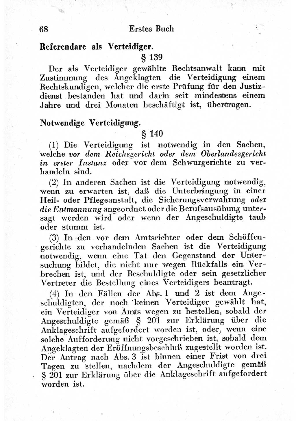 Strafprozeßordnung (StPO), Gerichtsverfassungsgesetz (GVG) und zahlreiche Nebengesetze der sowjetischen Besatzungszone (SBZ) in Deutschland 1949, Seite 68 (StPO GVG Ges. SBZ Dtl. 1949, S. 68)