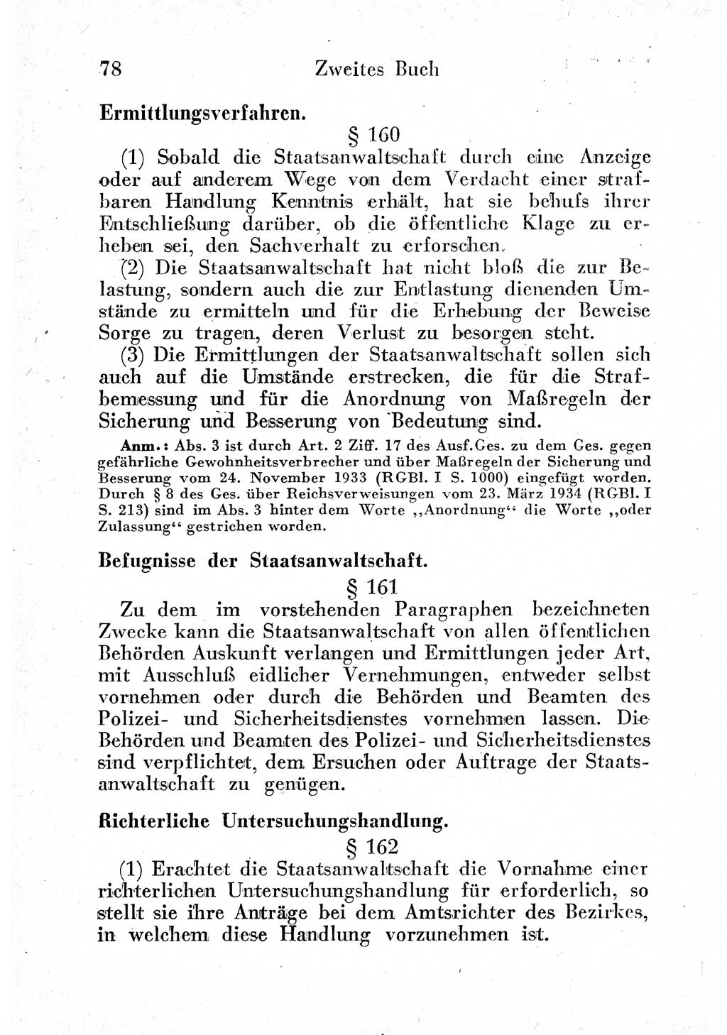 Strafprozeßordnung (StPO), Gerichtsverfassungsgesetz (GVG) und zahlreiche Nebengesetze der sowjetischen Besatzungszone (SBZ) in Deutschland 1949, Seite 78 (StPO GVG Ges. SBZ Dtl. 1949, S. 78)