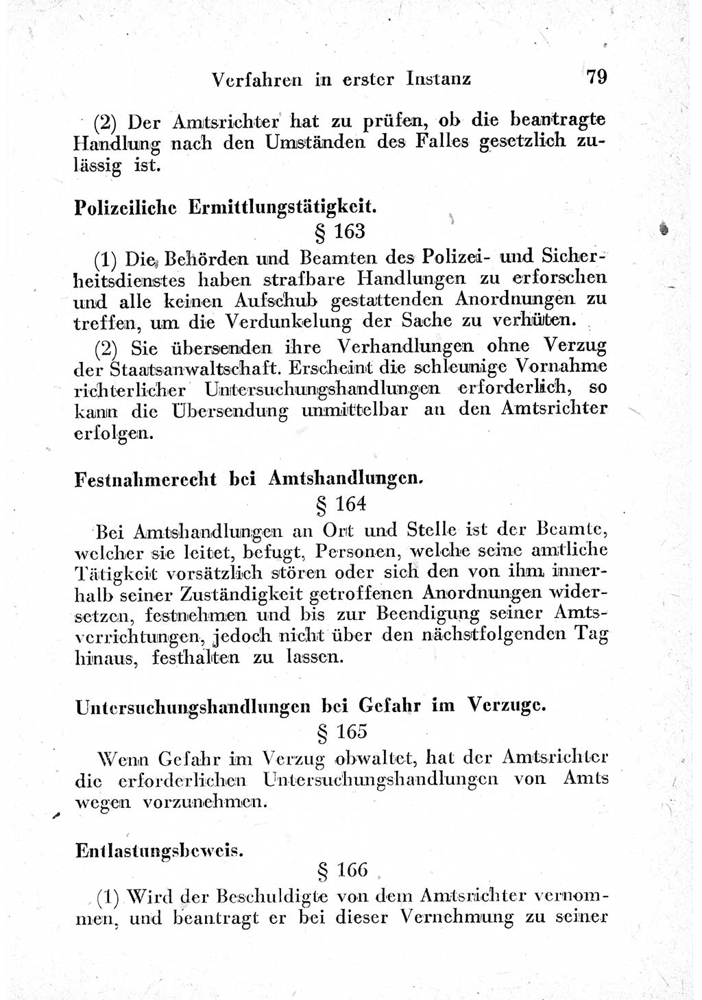 Strafprozeßordnung (StPO), Gerichtsverfassungsgesetz (GVG) und zahlreiche Nebengesetze der sowjetischen Besatzungszone (SBZ) in Deutschland 1949, Seite 79 (StPO GVG Ges. SBZ Dtl. 1949, S. 79)