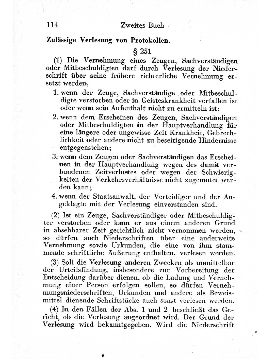 Strafprozeßordnung (StPO), Gerichtsverfassungsgesetz (GVG) und zahlreiche Nebengesetze der sowjetischen Besatzungszone (SBZ) in Deutschland 1949, Seite 114 (StPO GVG Ges. SBZ Dtl. 1949, S. 114)