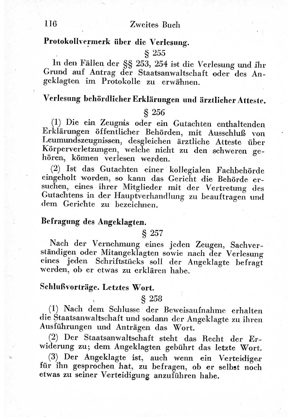 Strafprozeßordnung (StPO), Gerichtsverfassungsgesetz (GVG) und zahlreiche Nebengesetze der sowjetischen Besatzungszone (SBZ) in Deutschland 1949, Seite 116 (StPO GVG Ges. SBZ Dtl. 1949, S. 116)