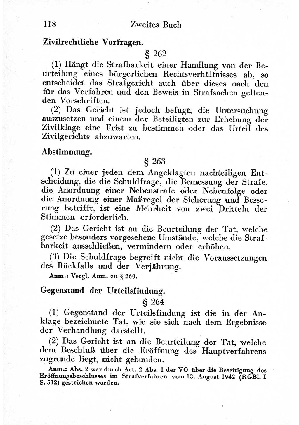 Strafprozeßordnung (StPO), Gerichtsverfassungsgesetz (GVG) und zahlreiche Nebengesetze der sowjetischen Besatzungszone (SBZ) in Deutschland 1949, Seite 118 (StPO GVG Ges. SBZ Dtl. 1949, S. 118)