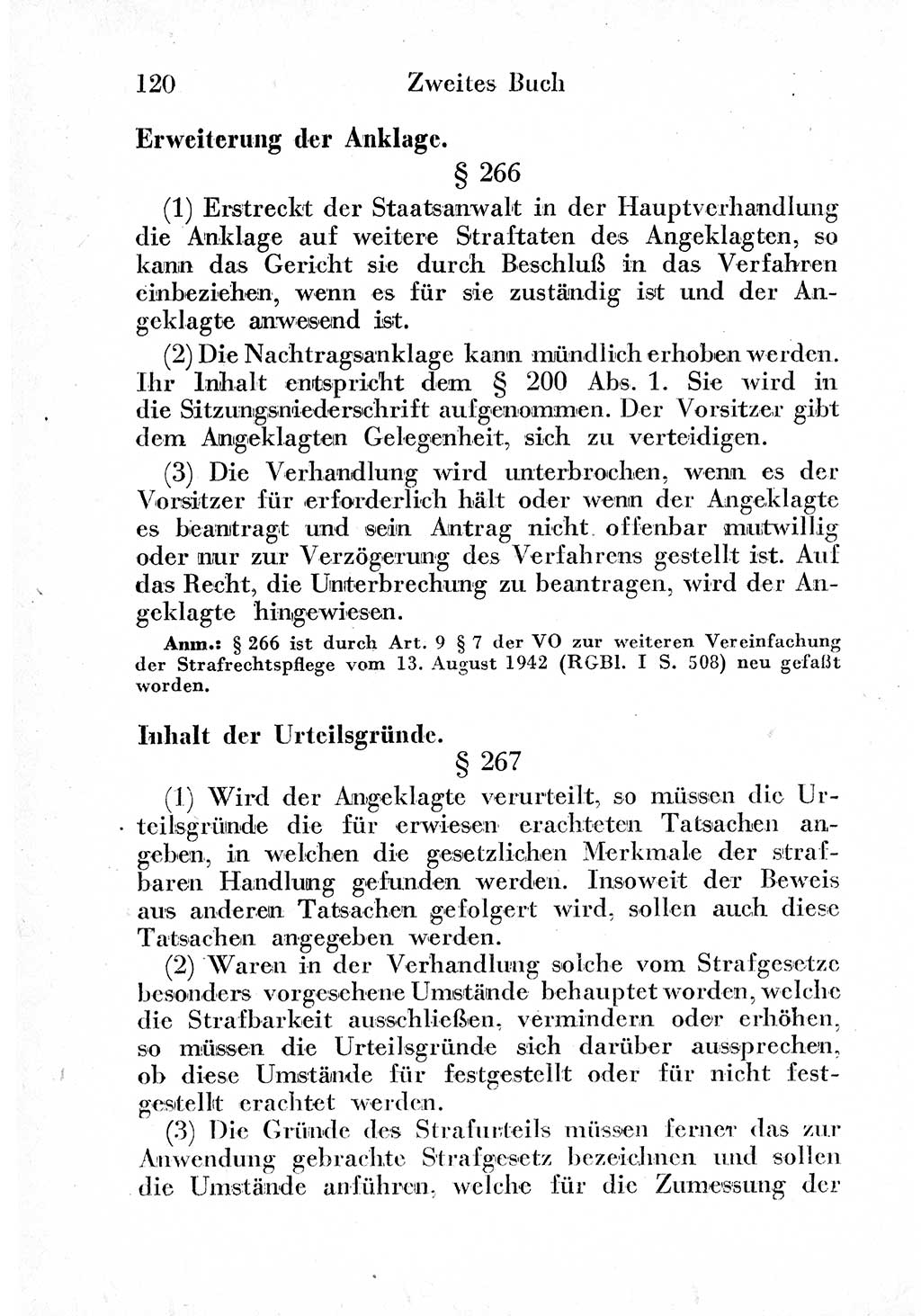 Strafprozeßordnung (StPO), Gerichtsverfassungsgesetz (GVG) und zahlreiche Nebengesetze der sowjetischen Besatzungszone (SBZ) in Deutschland 1949, Seite 120 (StPO GVG Ges. SBZ Dtl. 1949, S. 120)