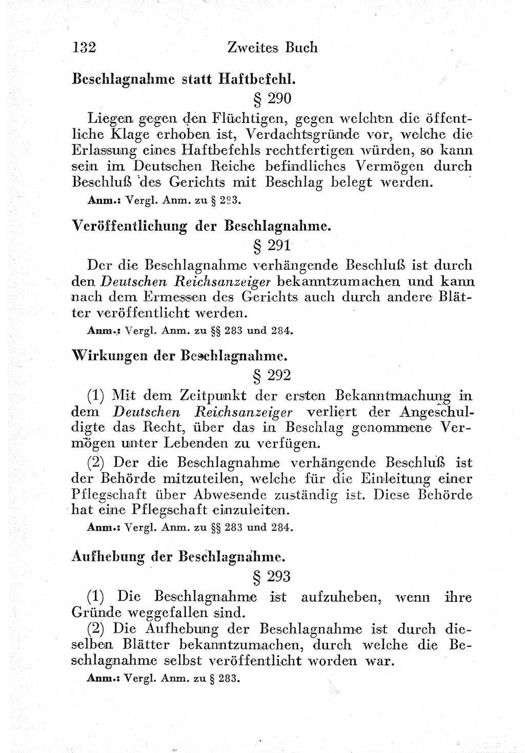 Strafprozeßordnung (StPO), Gerichtsverfassungsgesetz (GVG) und zahlreiche Nebengesetze der sowjetischen Besatzungszone (SBZ) in Deutschland 1949, Seite 132 (StPO GVG Ges. SBZ Dtl. 1949, S. 132)