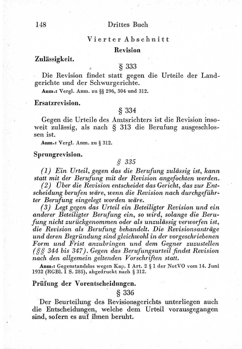 Strafprozeßordnung (StPO), Gerichtsverfassungsgesetz (GVG) und zahlreiche Nebengesetze der sowjetischen Besatzungszone (SBZ) in Deutschland 1949, Seite 148 (StPO GVG Ges. SBZ Dtl. 1949, S. 148)