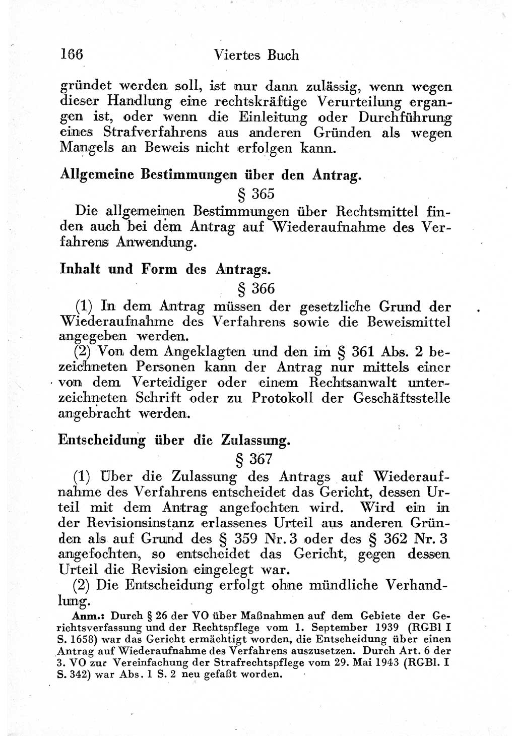 Strafprozeßordnung (StPO), Gerichtsverfassungsgesetz (GVG) und zahlreiche Nebengesetze der sowjetischen Besatzungszone (SBZ) in Deutschland 1949, Seite 166 (StPO GVG Ges. SBZ Dtl. 1949, S. 166)