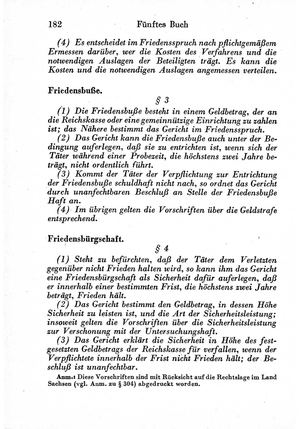 Strafprozeßordnung (StPO), Gerichtsverfassungsgesetz (GVG) und zahlreiche Nebengesetze der sowjetischen Besatzungszone (SBZ) in Deutschland 1949, Seite 182 (StPO GVG Ges. SBZ Dtl. 1949, S. 182)