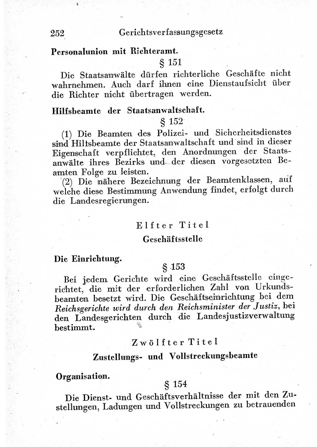 Strafprozeßordnung (StPO), Gerichtsverfassungsgesetz (GVG) und zahlreiche Nebengesetze der sowjetischen Besatzungszone (SBZ) in Deutschland 1949, Seite 252 (StPO GVG Ges. SBZ Dtl. 1949, S. 252)